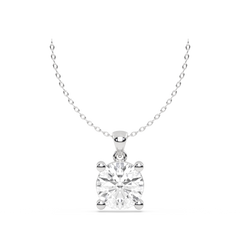 Grand Radiance 4.91ct Round Cut F/VS2 Lab-Grown Diamond Pendant Necklace
