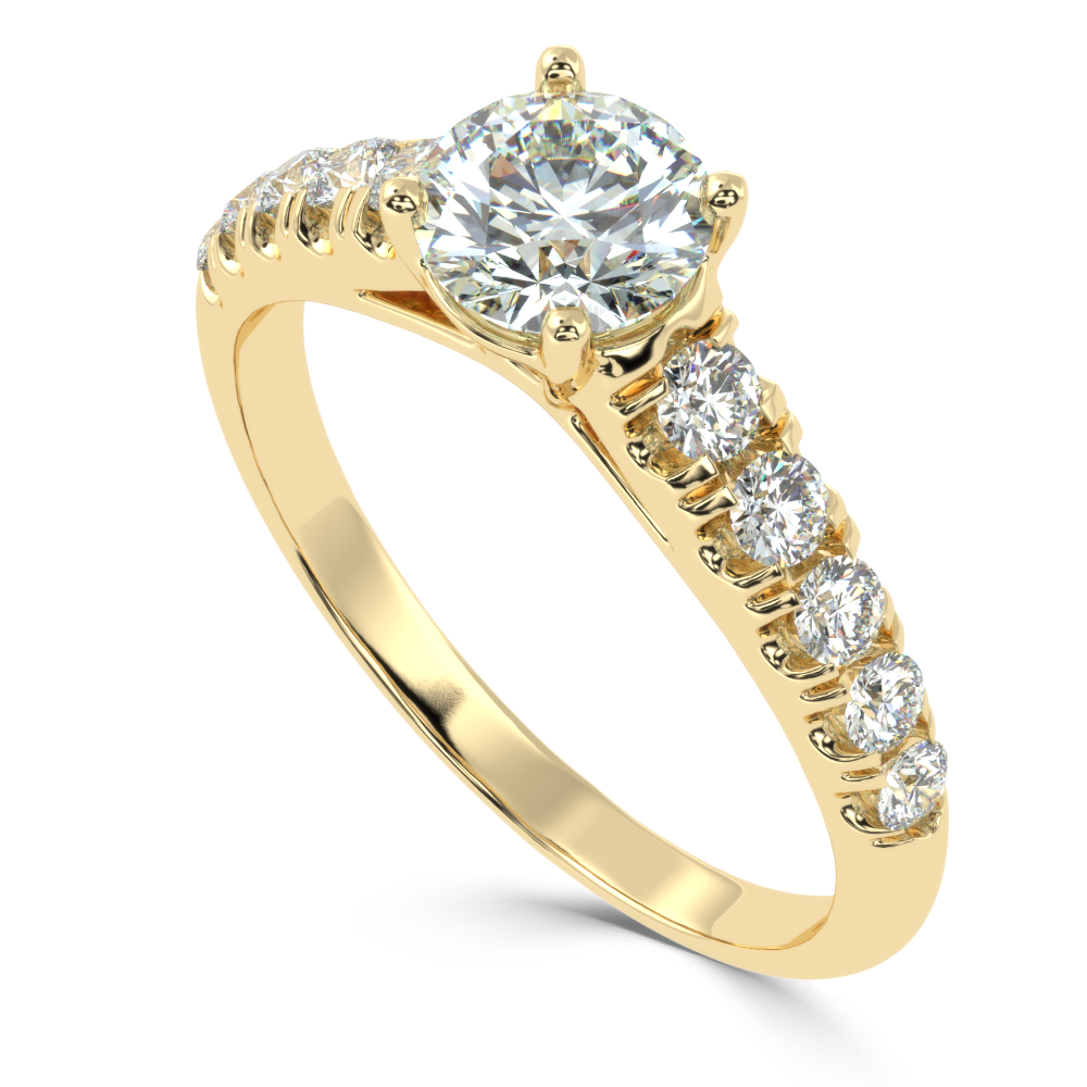 Buy 1.25Ct G VS1 Natural Diamond Ring | SolitaireKart