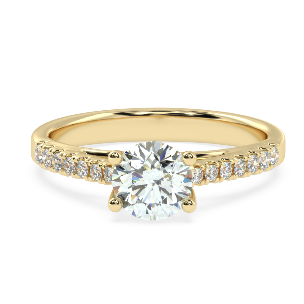 Buy 0.78Ct G VS1 Natural Diamond Ring | SolitaireKart