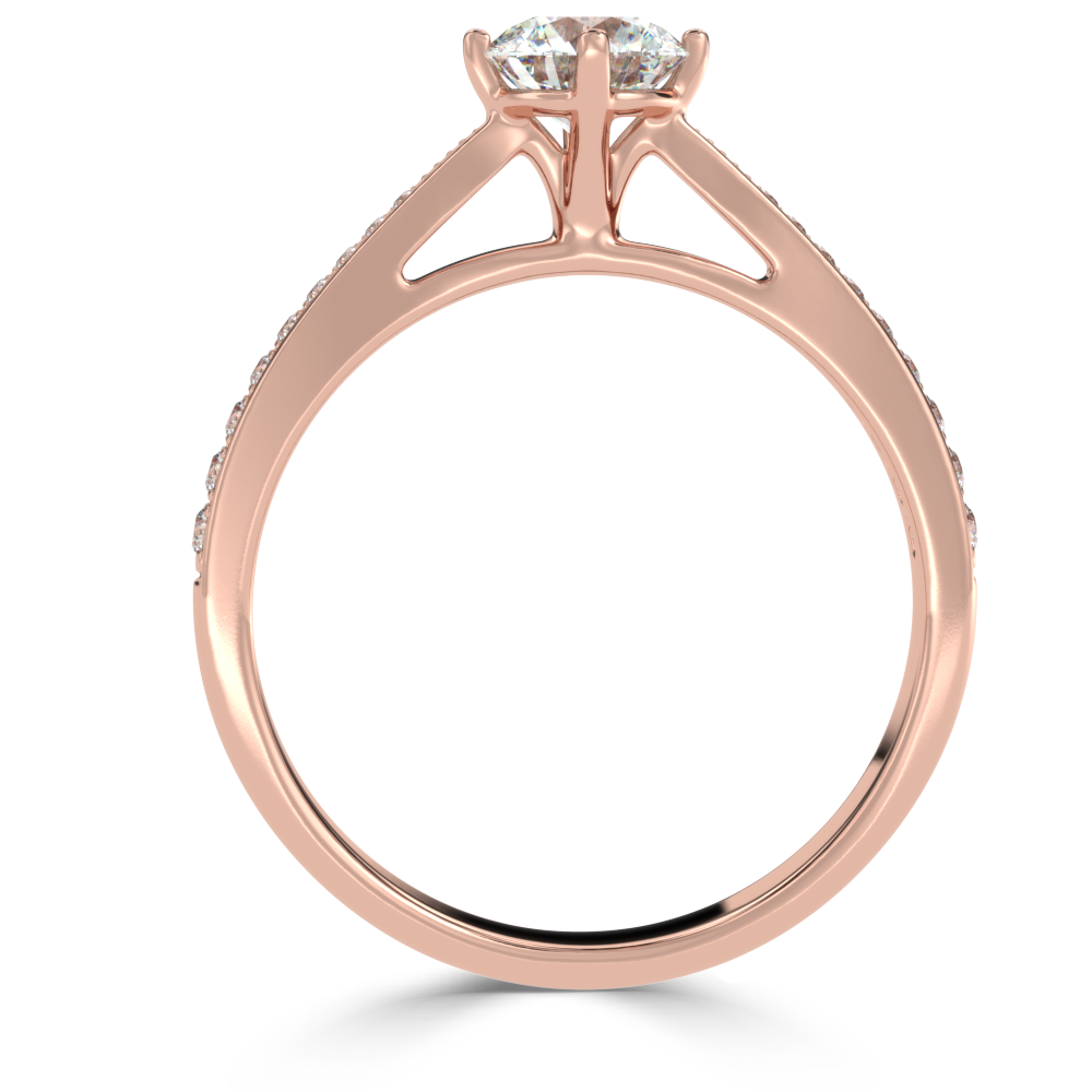 Buy 0.74Ct G VS1 Natural Diamond Ring | SolitaireKart