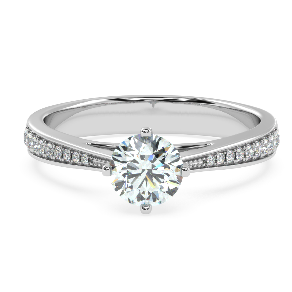 Buy 0.74Ct G VS1 Natural Diamond Ring | SolitaireKart