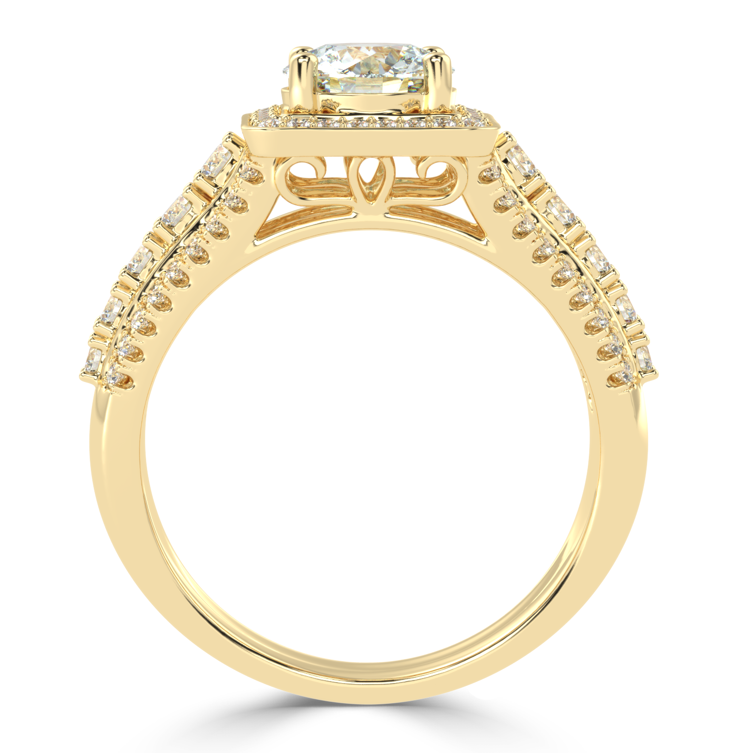 Buy 1.74Ct H VS1 Natural Diamond Ring | SolitaireKart