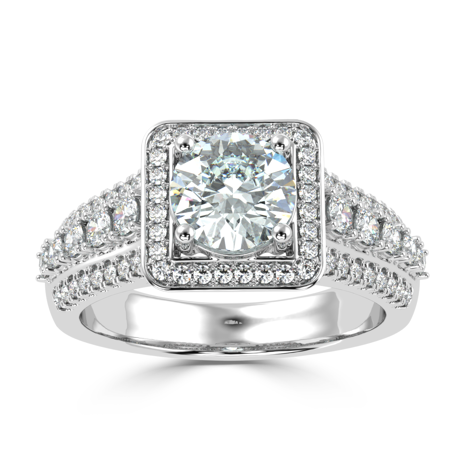 Buy 1.74Ct H VS1 Natural Diamond Ring | SolitaireKart