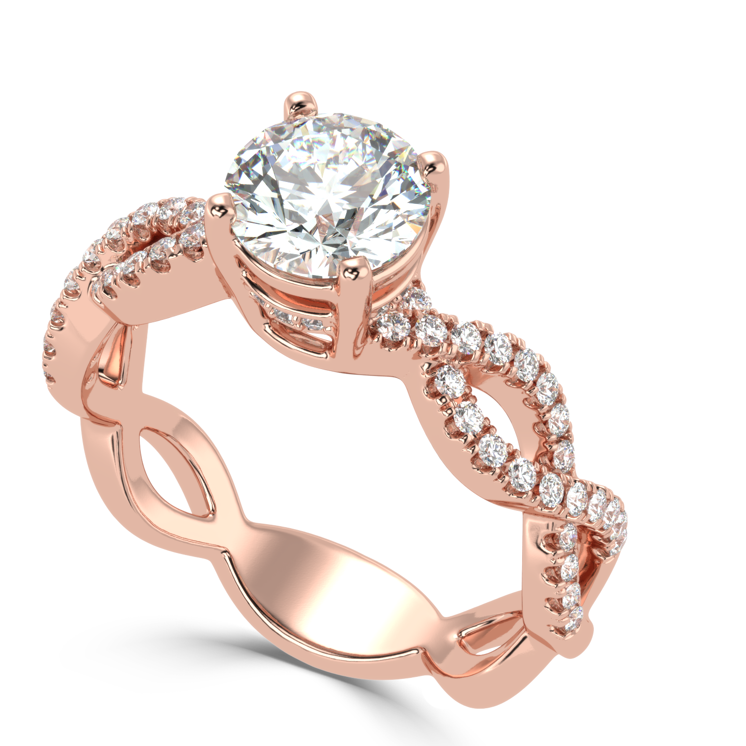 Buy 1.00Ct H VS1 Natural Diamond Ring | SolitaireKart
