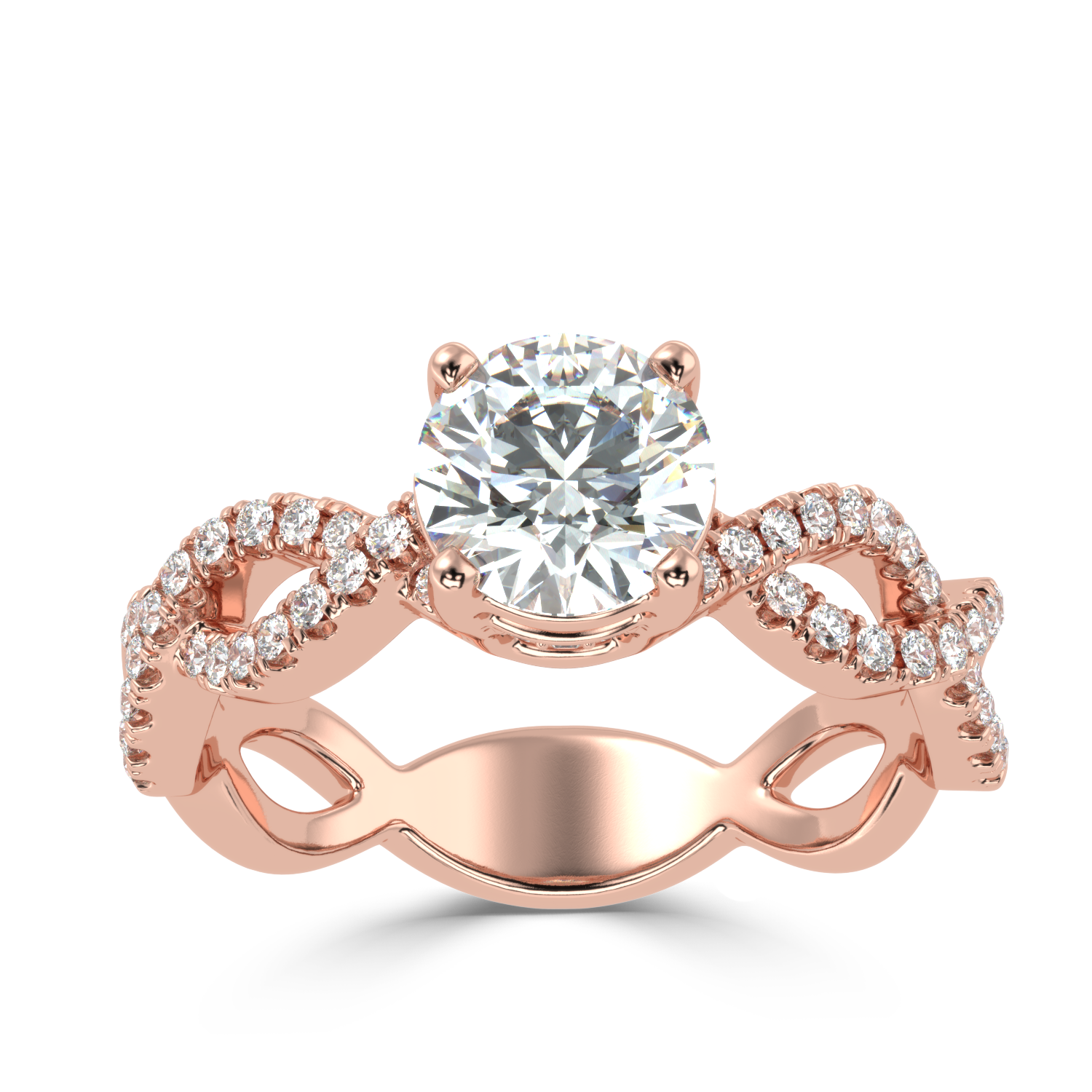 Buy 1.00Ct H VS1 Natural Diamond Ring | SolitaireKart