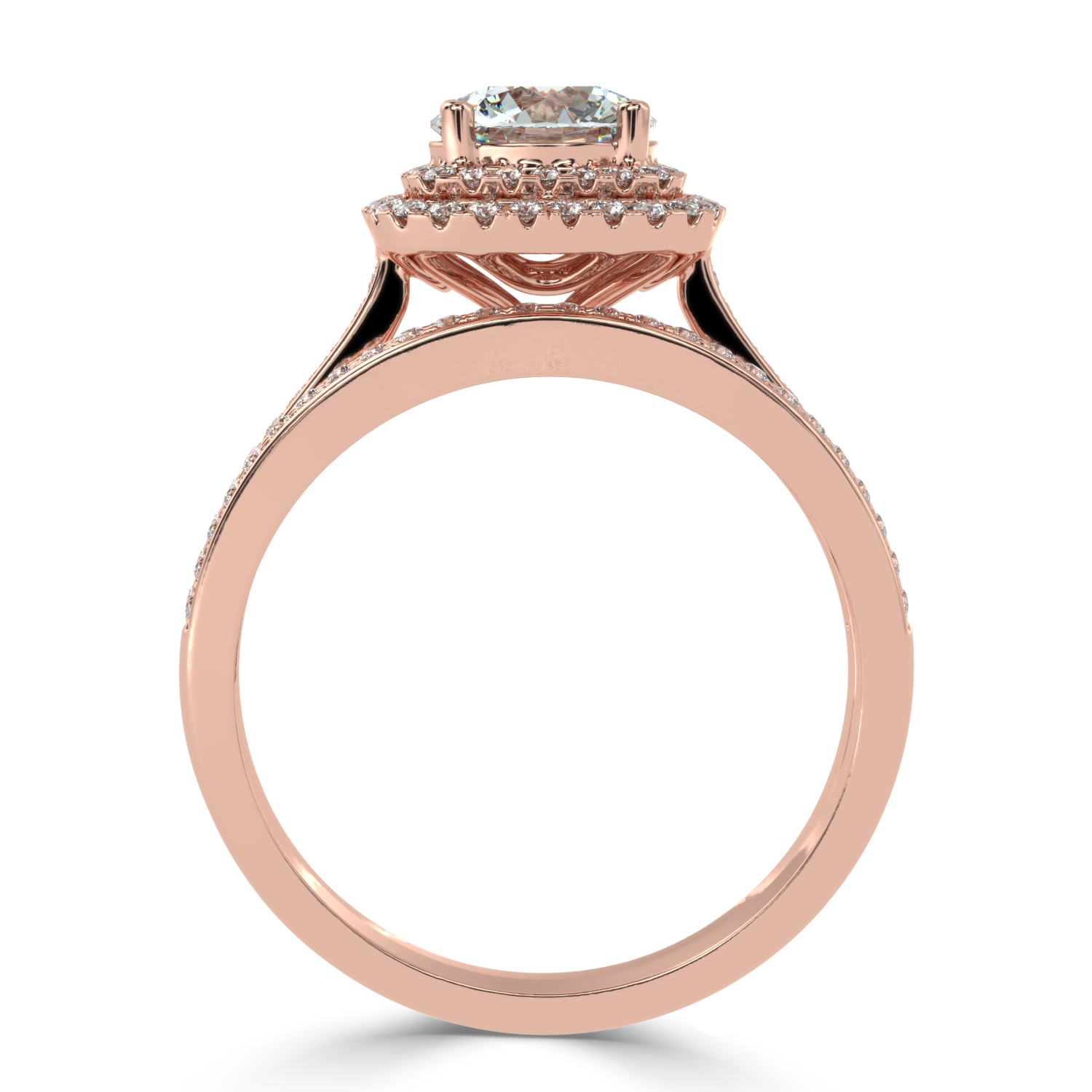 Buy 1.15 Carat Multirow Natural Diamond Ring | Solitairekart