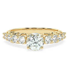 1.00 Carat H Color VS1 Clarity Diamond Studded Natural Diamond Ring