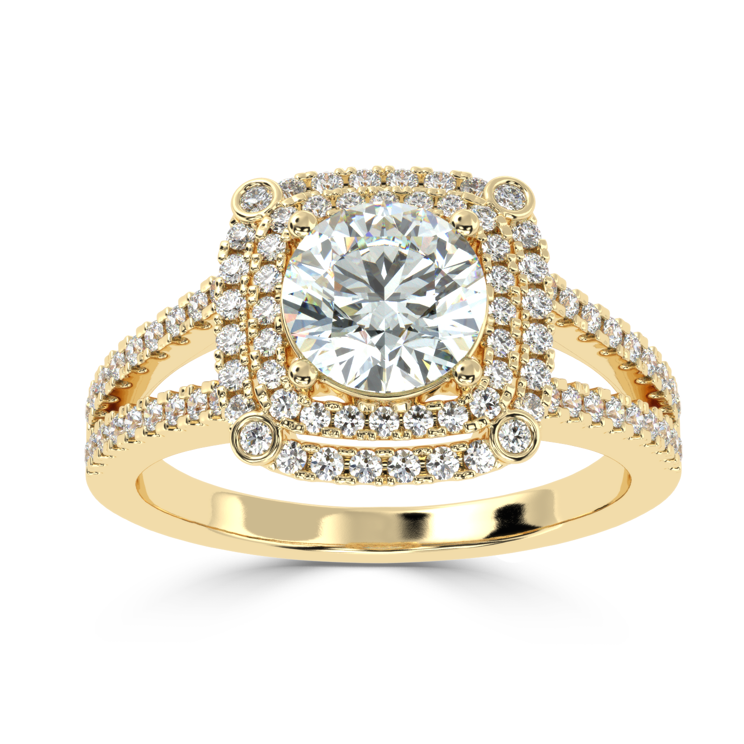 Buy 1.29Ct Fancy Natural Diamond Ring in Gold |SolitaireKart