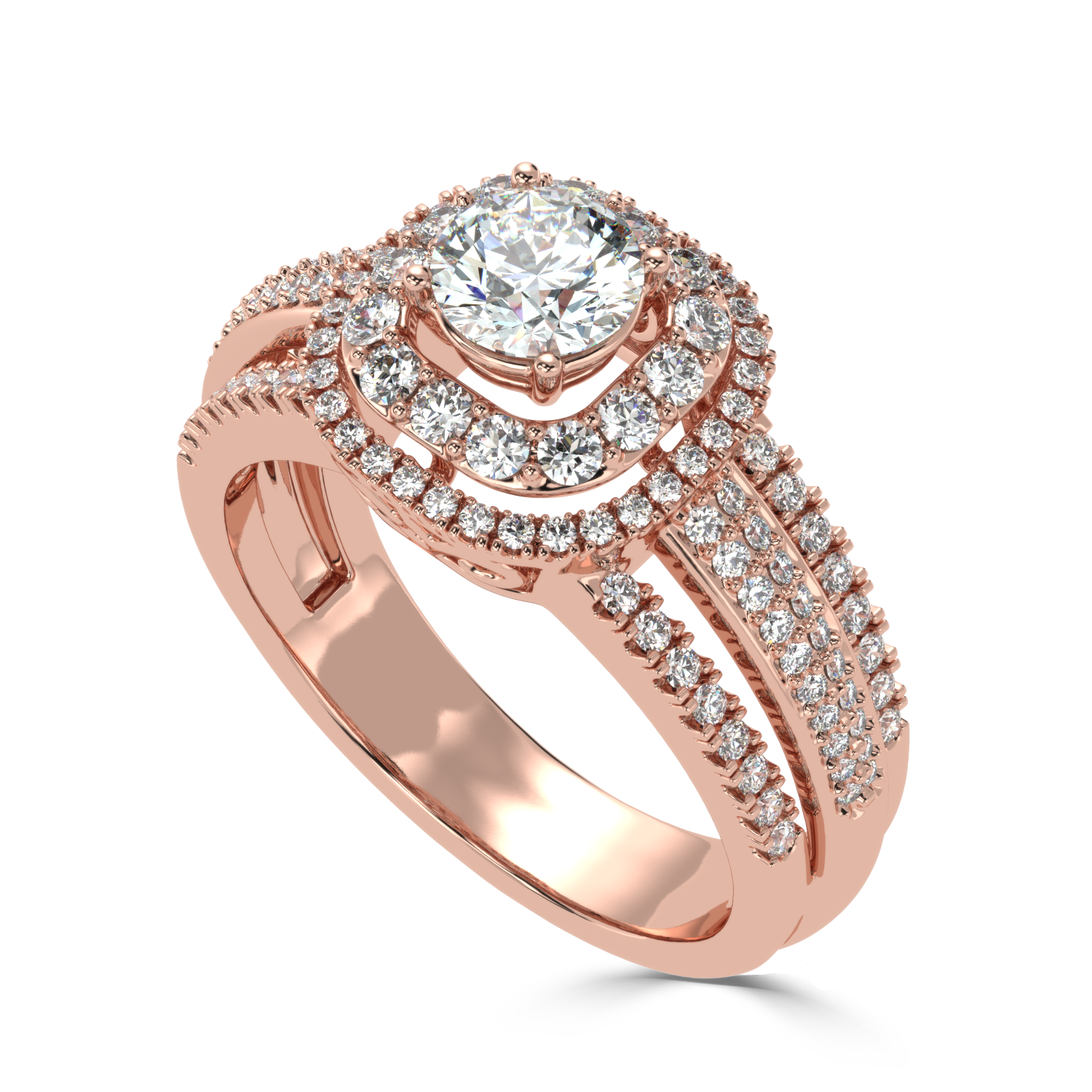 Shop Now 1.28Ct Natural Diamond Ring in Gold | SolitaireKart