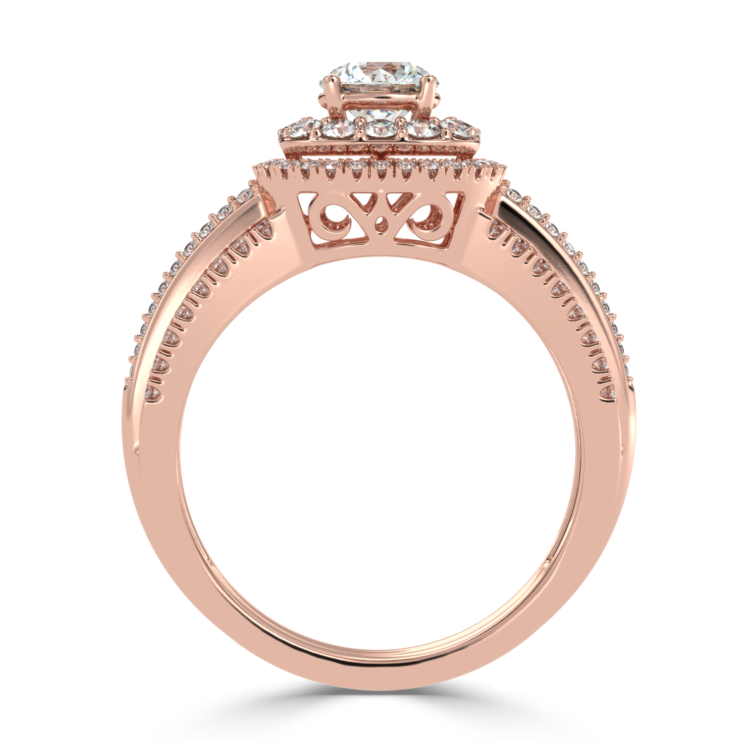 Shop Now 1.28Ct Natural Diamond Ring in Gold | SolitaireKart