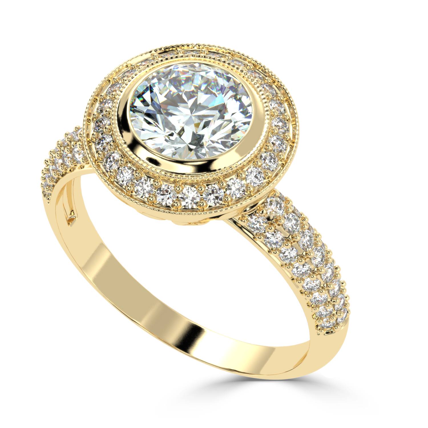 Buy 1.55Ct Solitaire Natural Diamond Ring |SolitaireKart