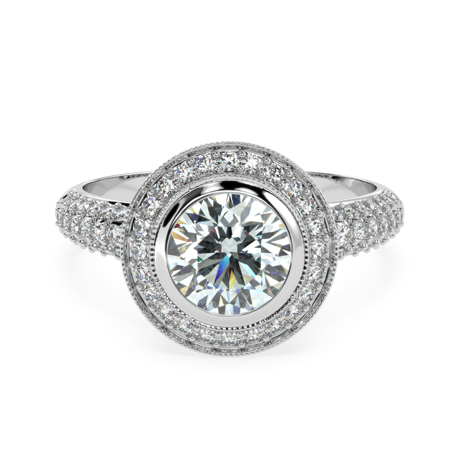 Buy 1.55Ct Solitaire Natural Diamond Ring |SolitaireKart