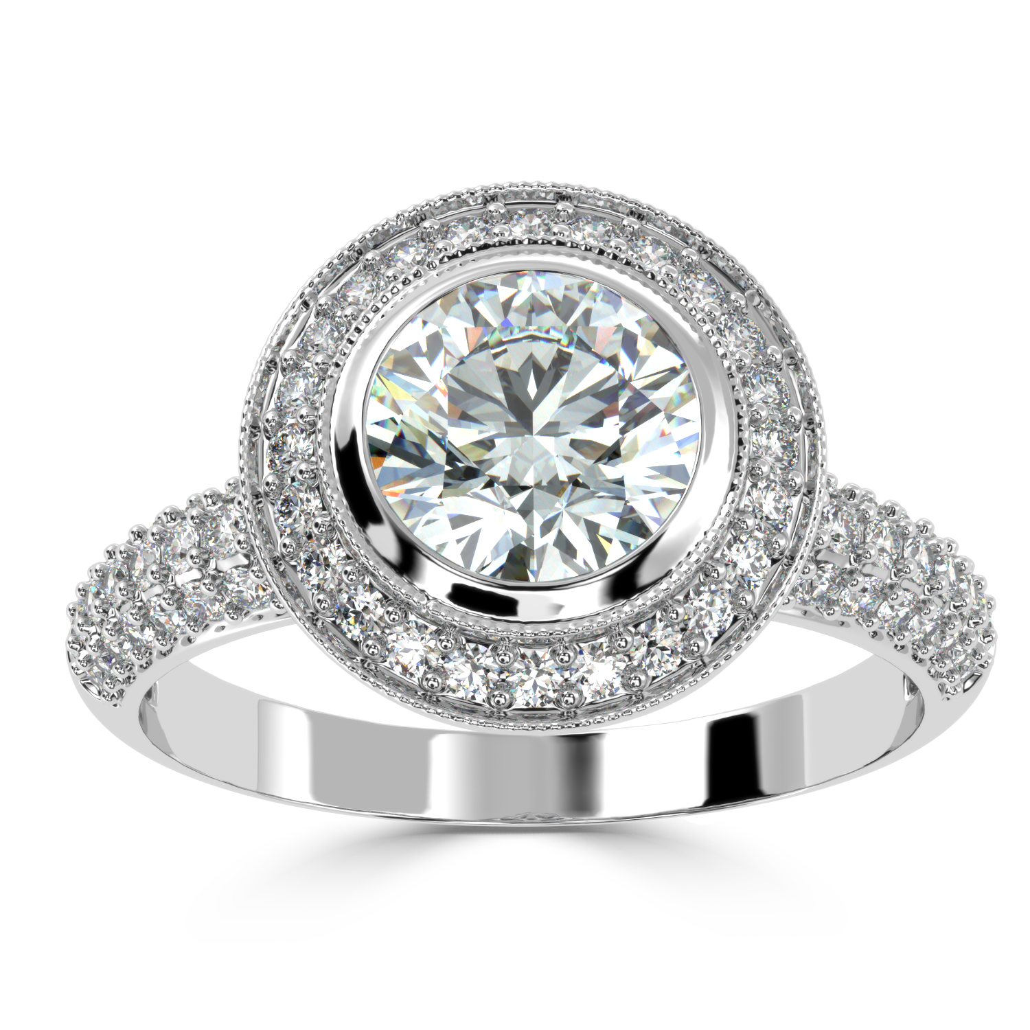 Buy 1.55Ct Solitaire Natural Diamond Ring |SolitaireKart