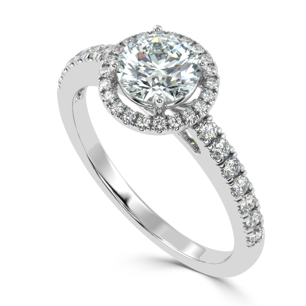 Buy 0.97Ct Classic Natural Diamond Ring | SolitaireKart