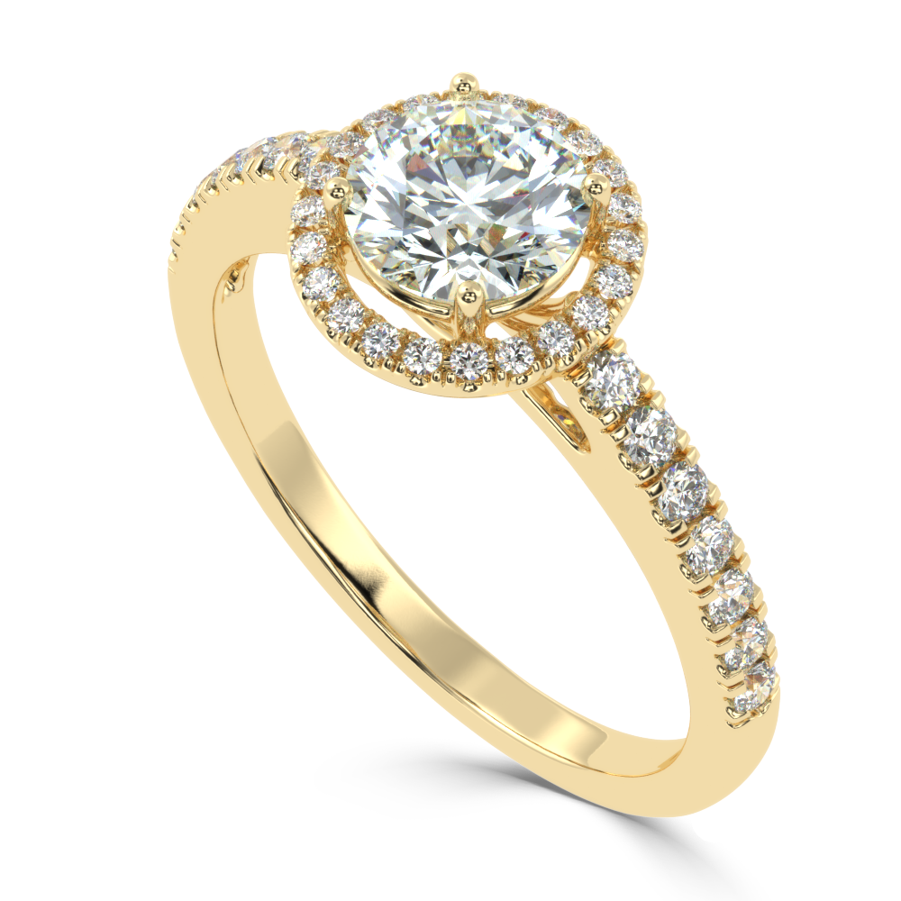 Buy 0.97Ct Classic Natural Diamond Ring | SolitaireKart