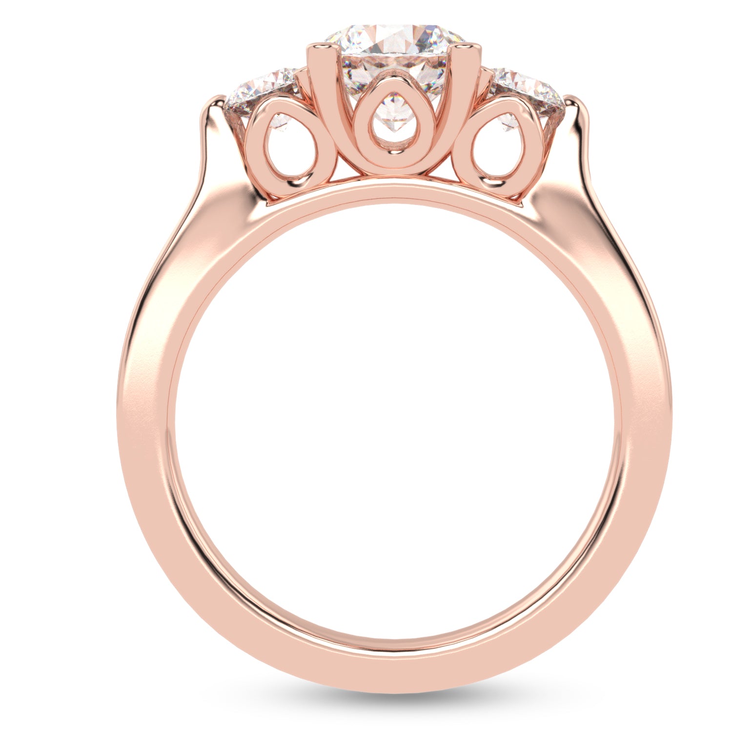 Buy 2.01Ct Three-stone Natural Diamond Ring | Solitairekart