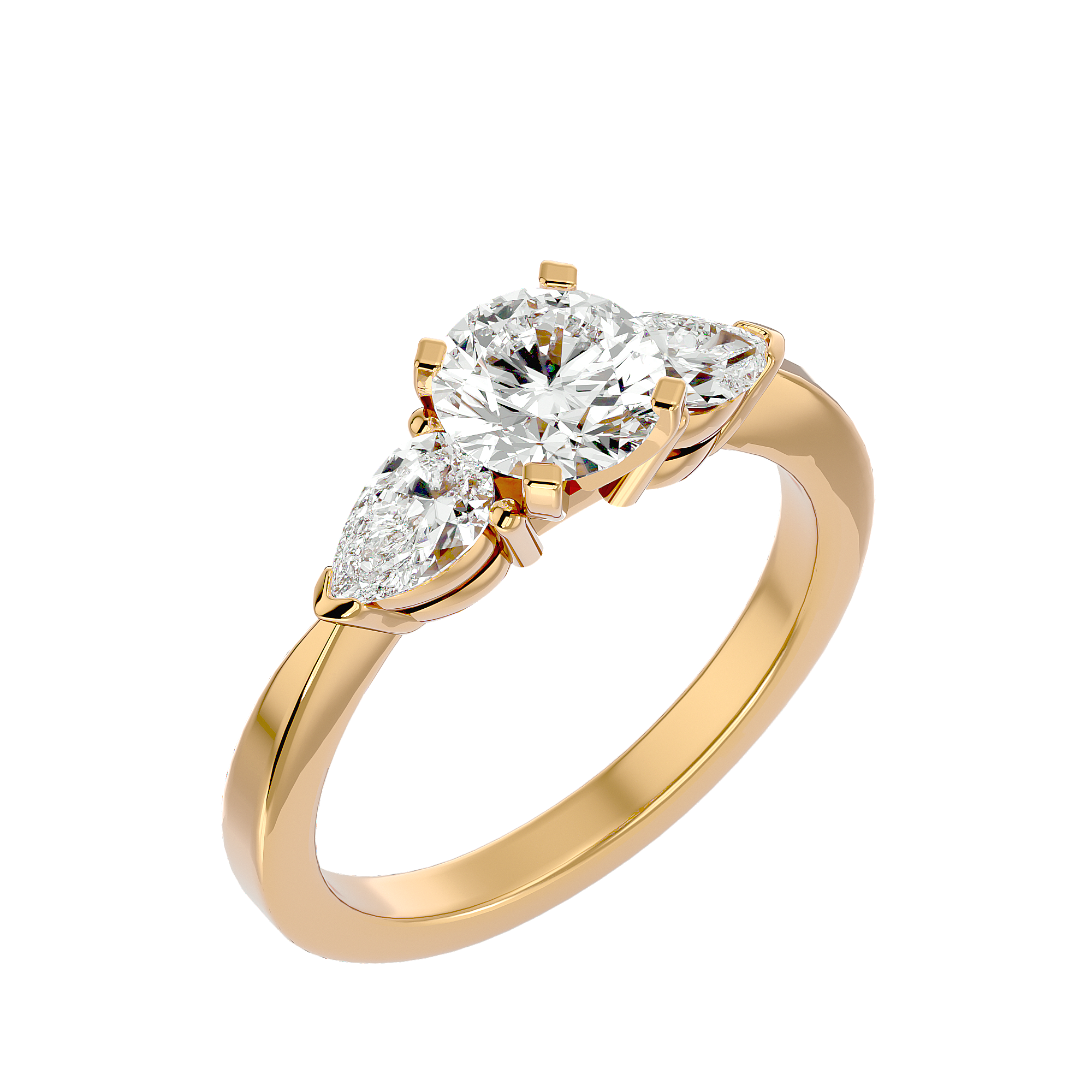 2.18 Carat G Color VS1 Clarity Diamond Studded Natural Diamond Ring.