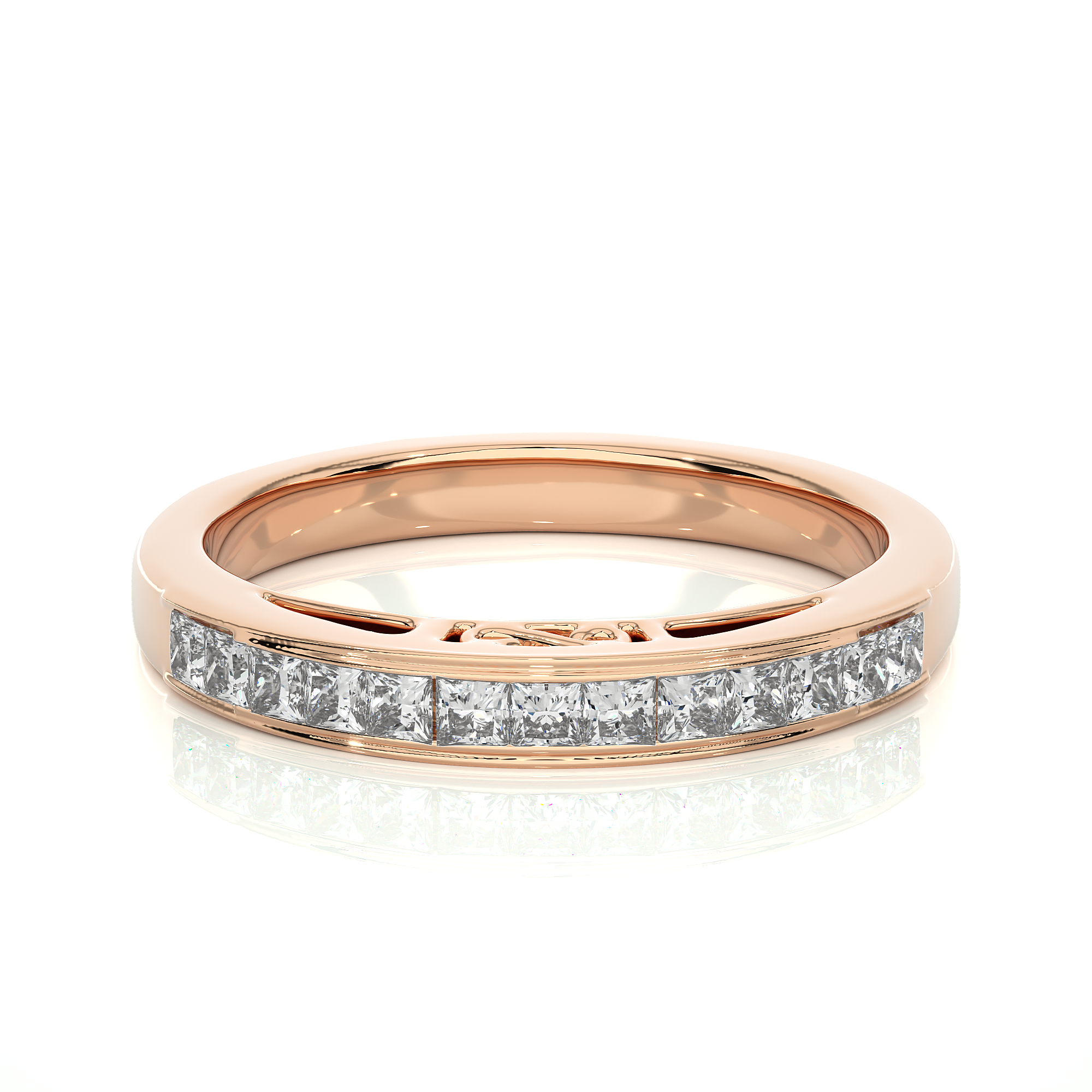 0.32 Carat SI Color VS1 Clarity Diamond Studded Natural Diamond Ring.