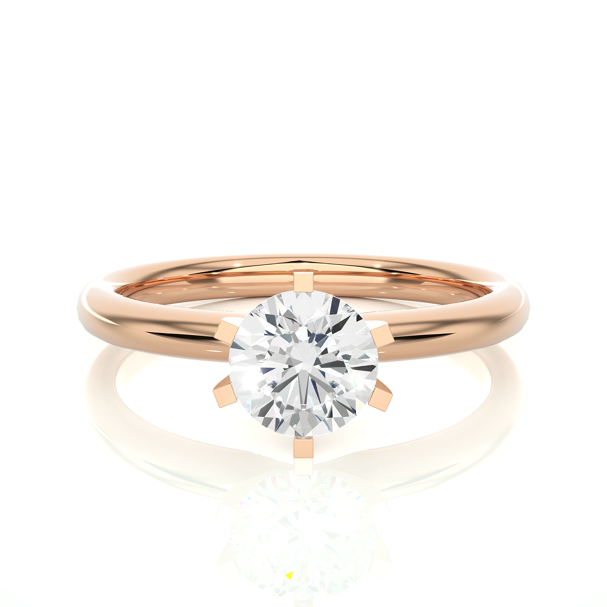 1.18 Carat I Color VS1 Clarity Diamond Studded Natural Diamond Ring.