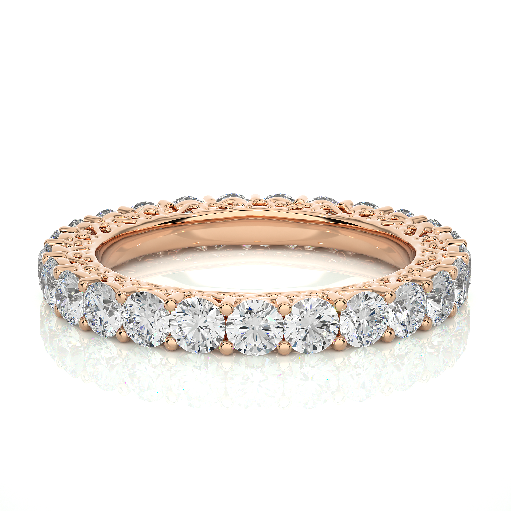 2.28 Carat H Color VS1 Clarity Diamond Studded Natural Diamond Ring.