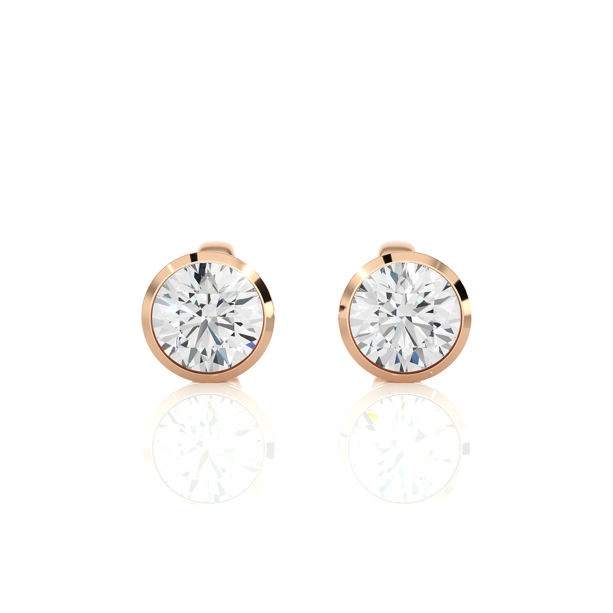 Buy 1.18Ct Natural Diamond Stud Earrings | Solitairekart