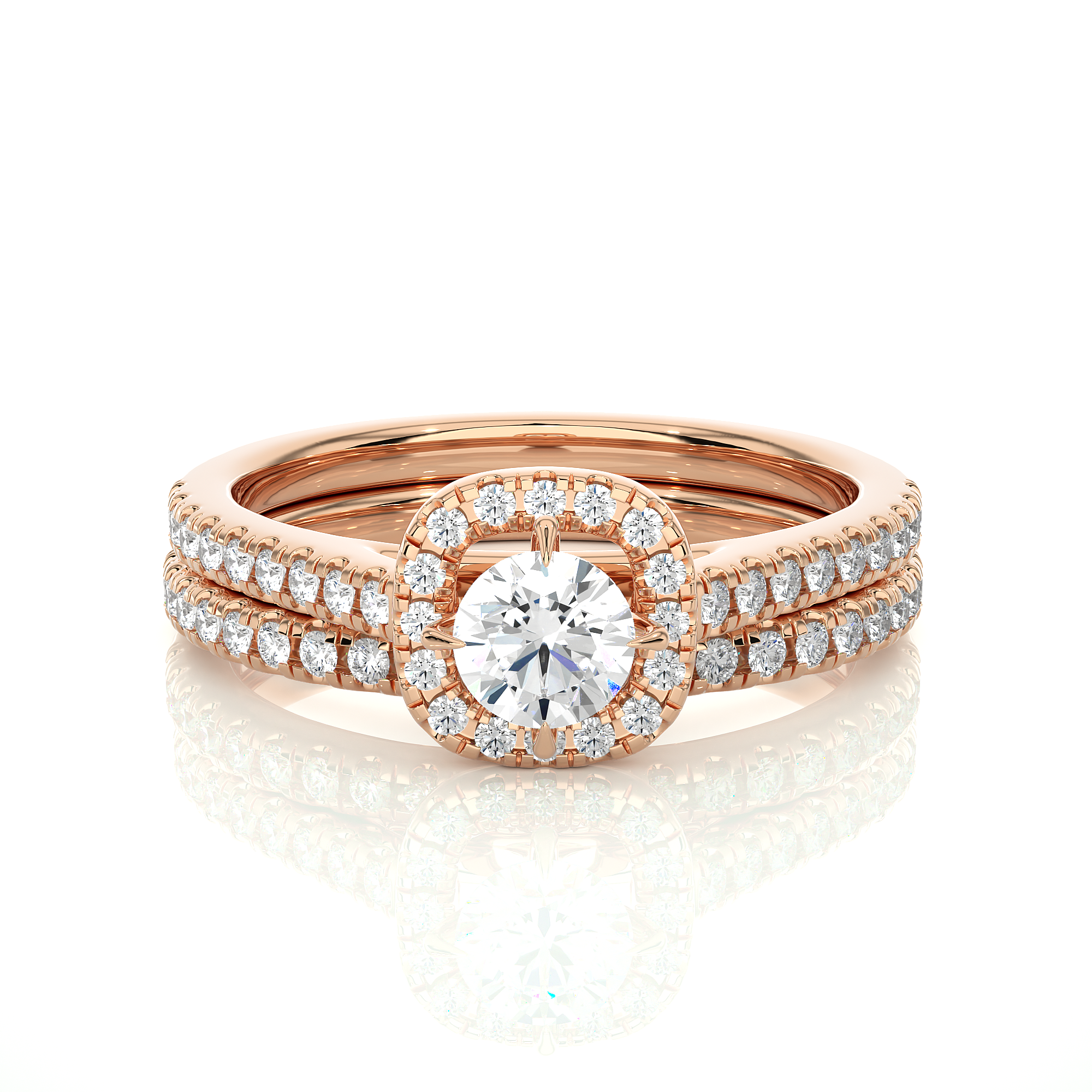 1.31 Carat G Color VS1 Clarity Diamond Studded Natural Diamond Ring.