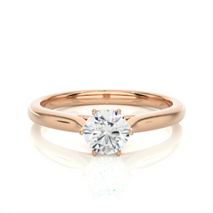 0.53 Carat I Color VS1 Clarity Diamond Studded Natural Diamond Ring