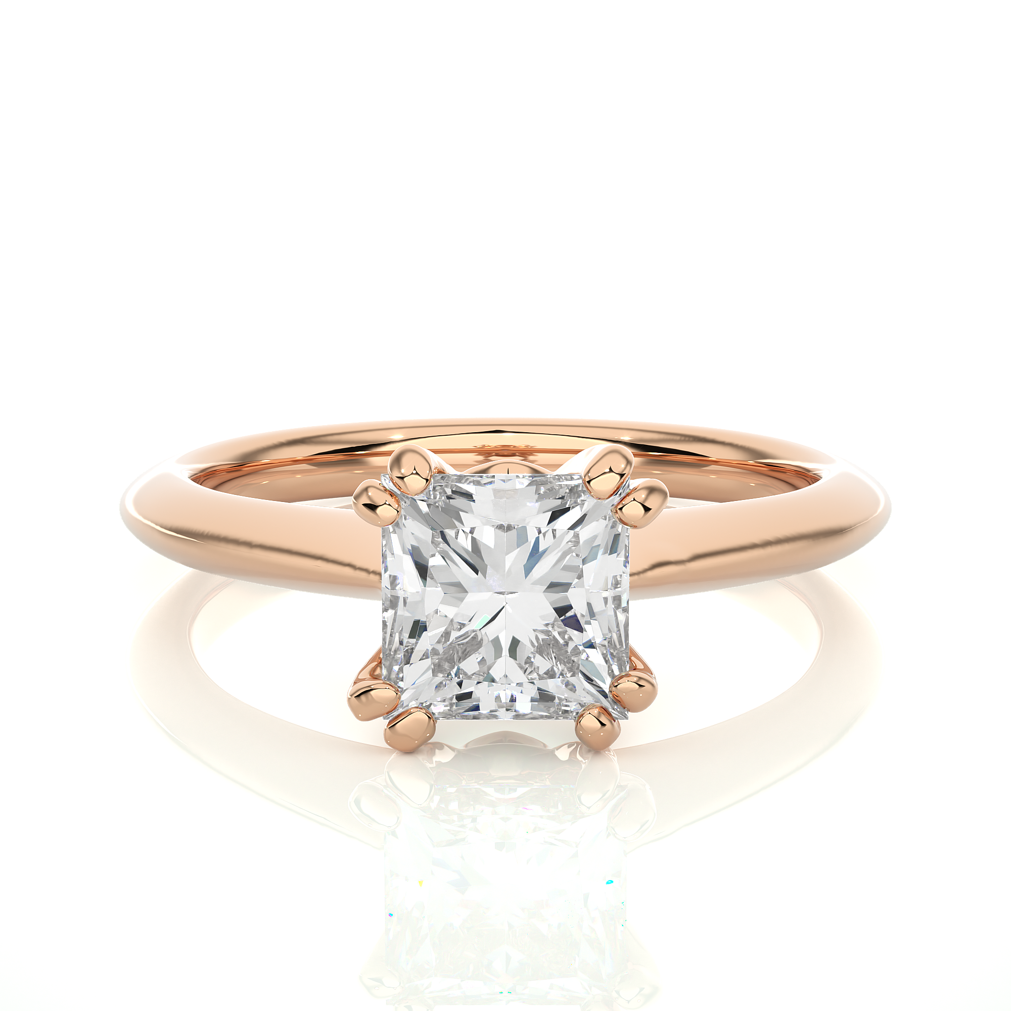 1.38 Carat G Color VS1 Clarity Diamond Studded Natural Diamond Ring.