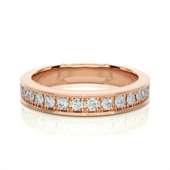 0.49 Carat G Color VS1 Clarity Diamond Studded Natural Diamond Ring