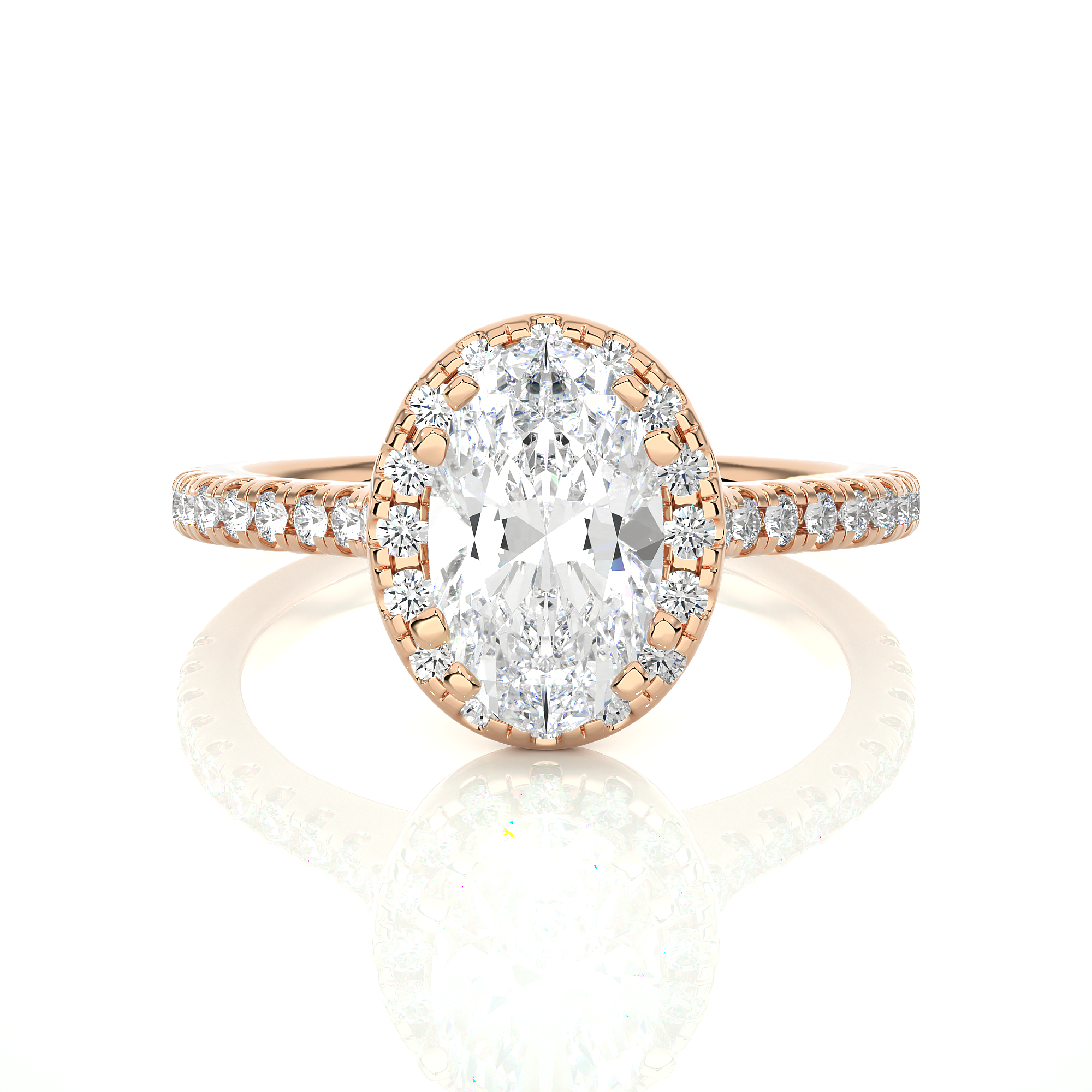 1.26 Carat G Color VS1 Clarity Diamond Studded Natural Diamond Ring.
