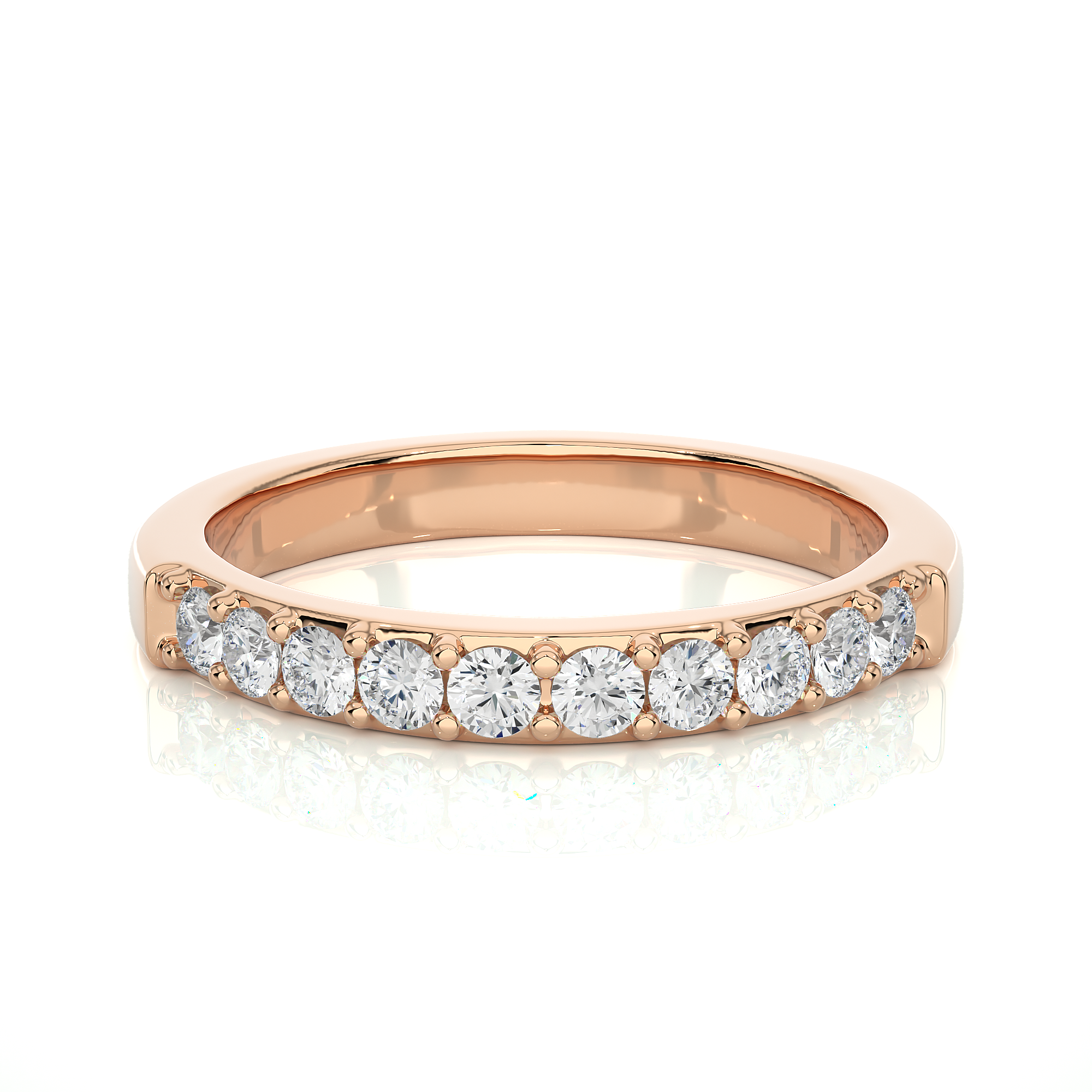 0.40 Carat HI Color VS1 Clarity Diamond Studded Natural Diamond Ring.