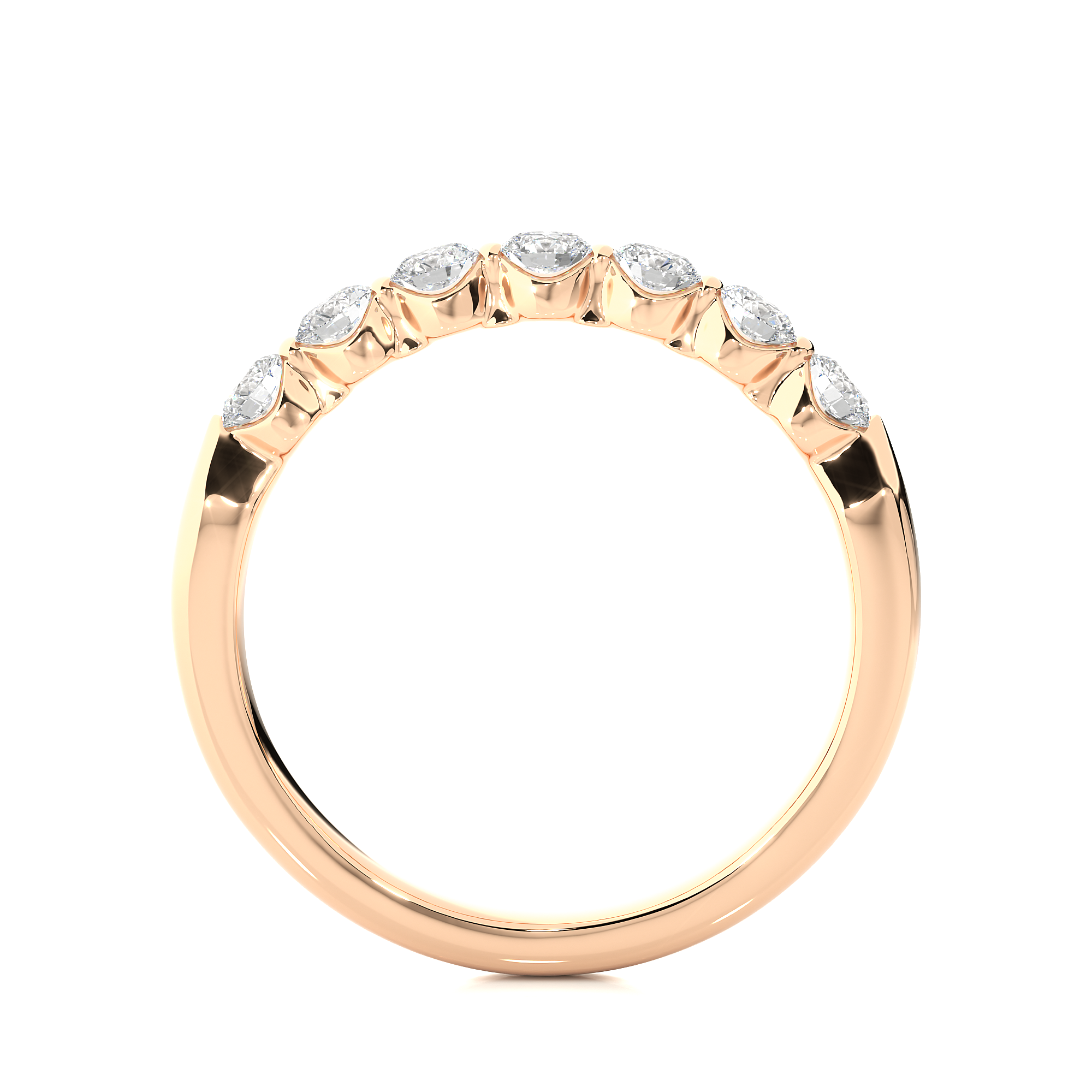 0.52 Carat IJ Color VS1 Clarity Diamond Studded Natural Diamond Ring.