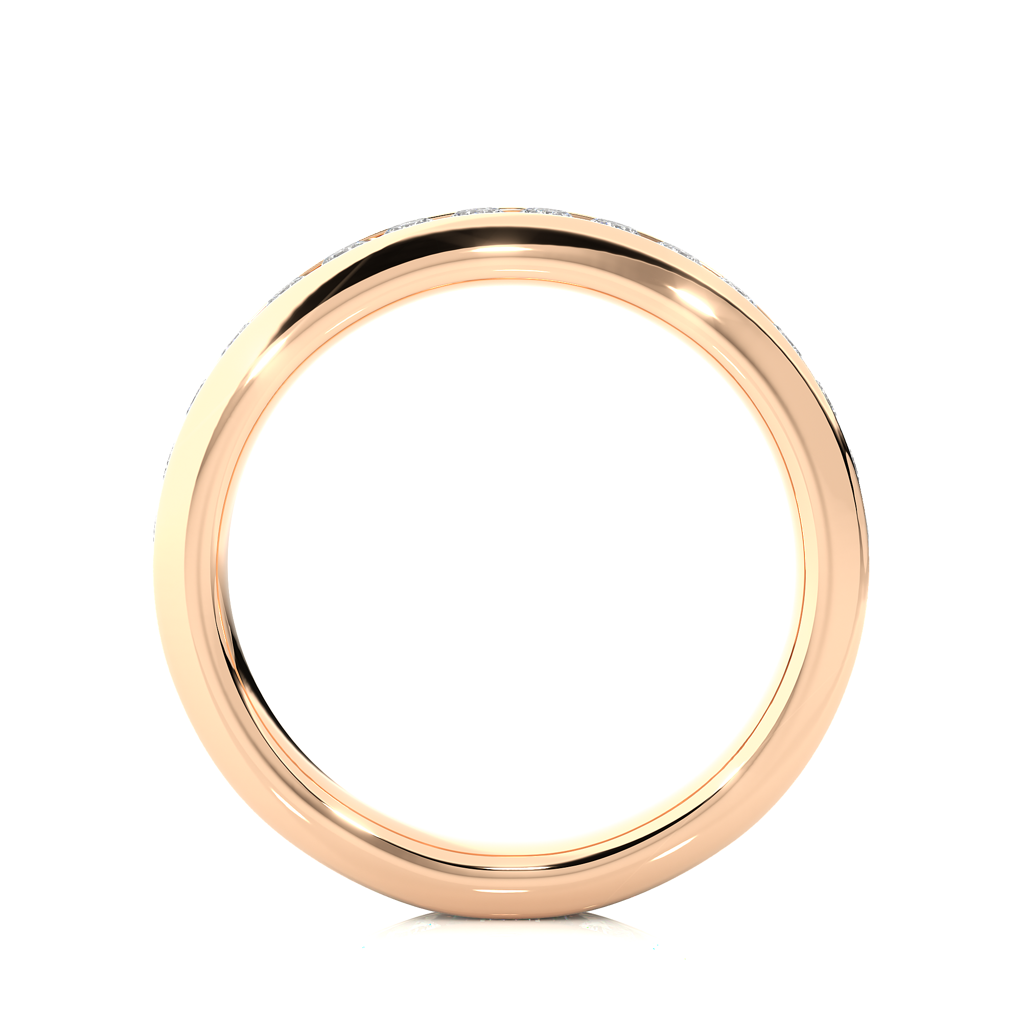 0.96 Carat G Color VS1 Clarity Diamond Studded Natural Diamond Ring.