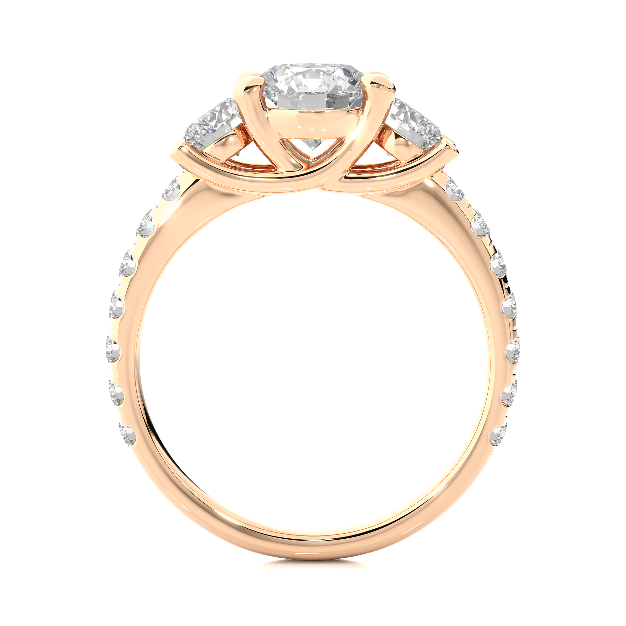 2.35 Carat  Color VS1 Clarity Diamond Studded Natural Diamond Ring.