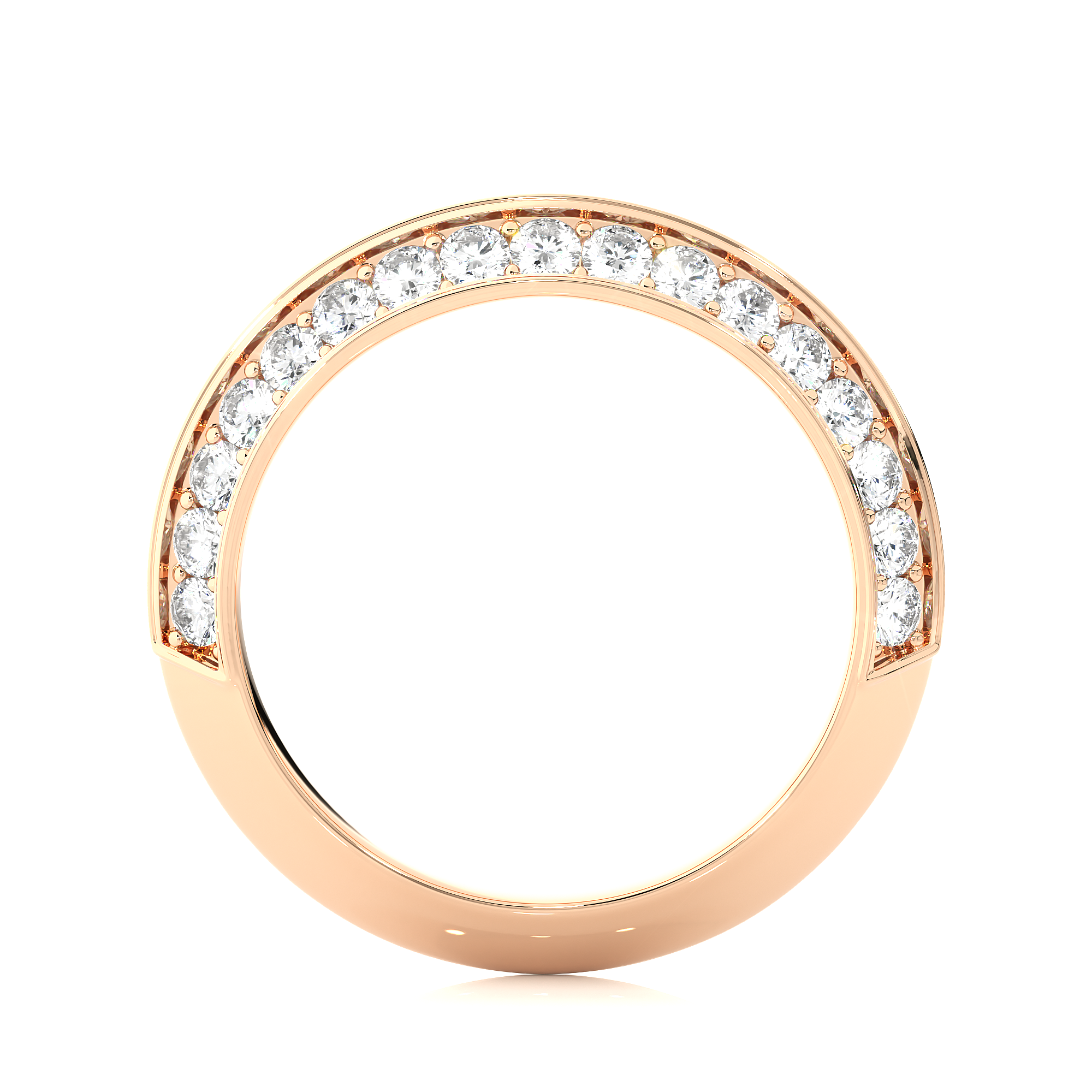 1.02 Carat H Color VS1 Clarity Diamond Studded Natural Diamond Ring.