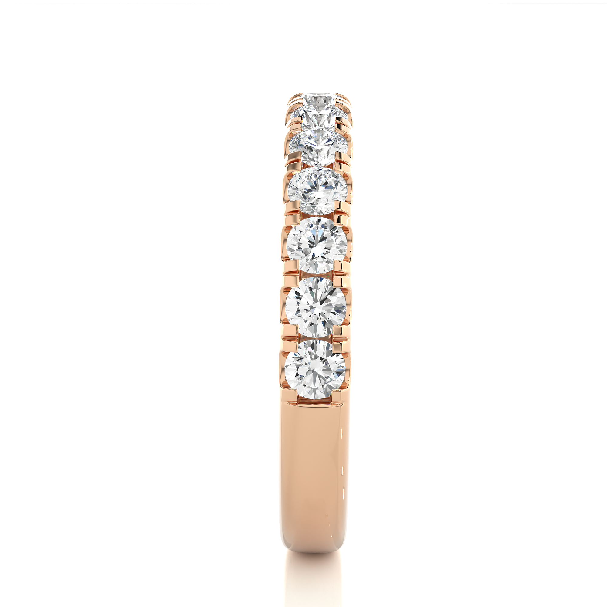 1.01 Carat G Color VS1 Clarity Diamond Studded Natural Diamond Ring.