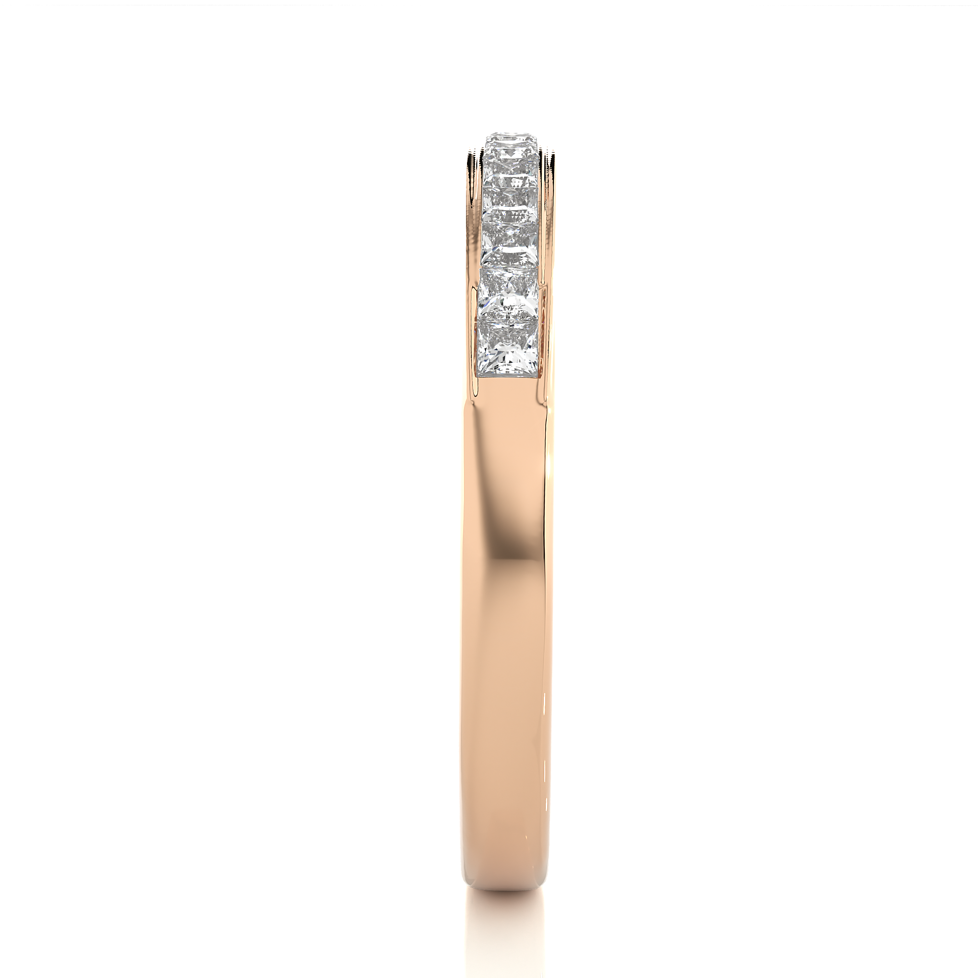 0.32 Carat SI Color VS1 Clarity Diamond Studded Natural Diamond Ring.