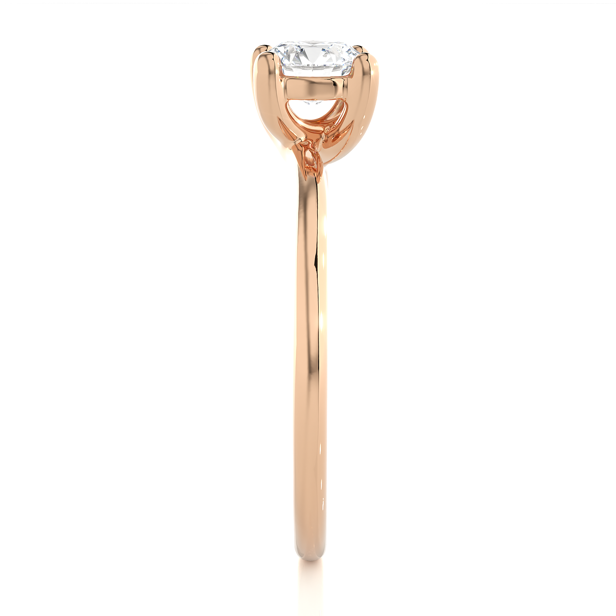 0.53 Carat G Color VS1 Clarity Diamond Studded Natural Diamond Ring.