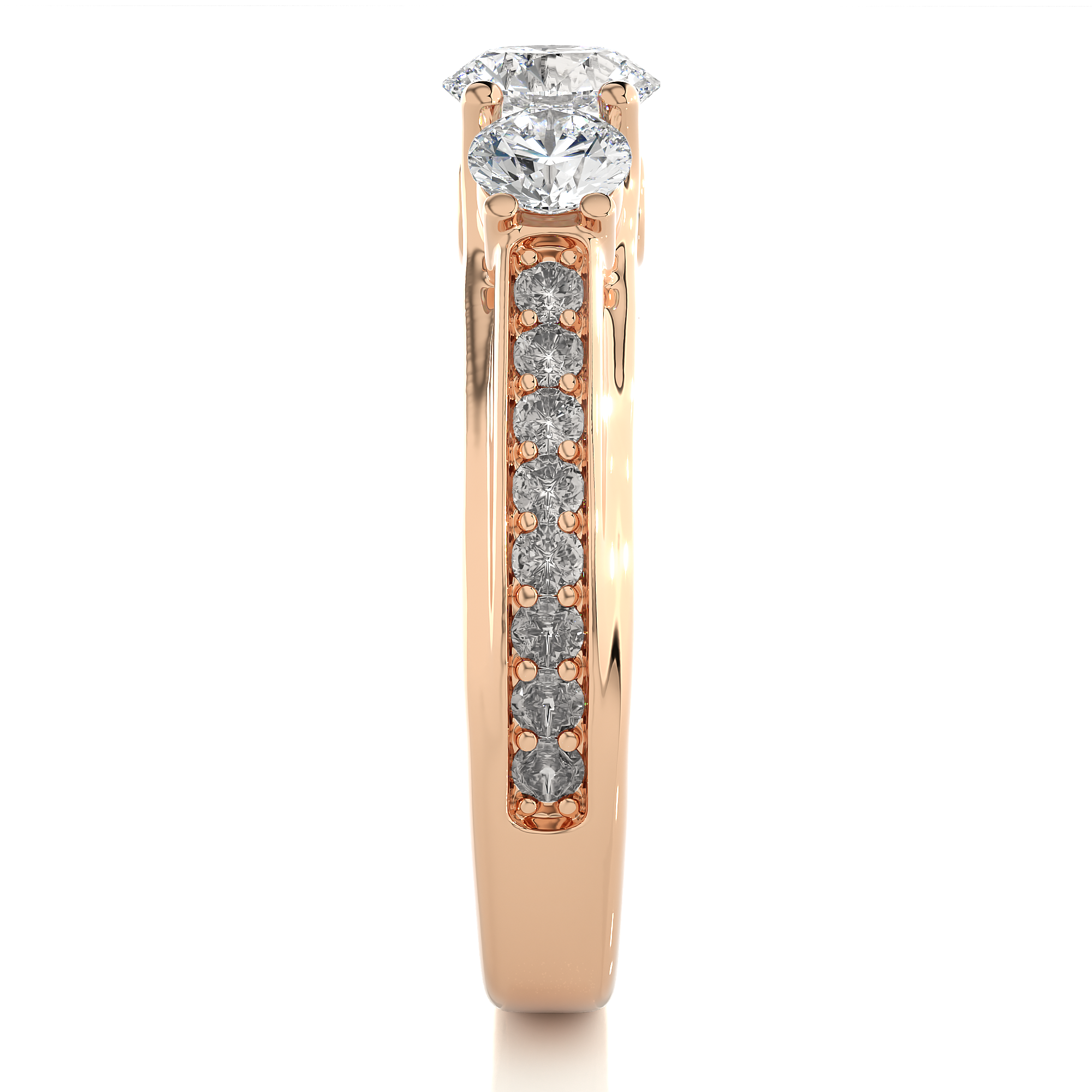 1.70 Carat I Color VS1 Clarity Diamond Studded Natural Diamond Ring.