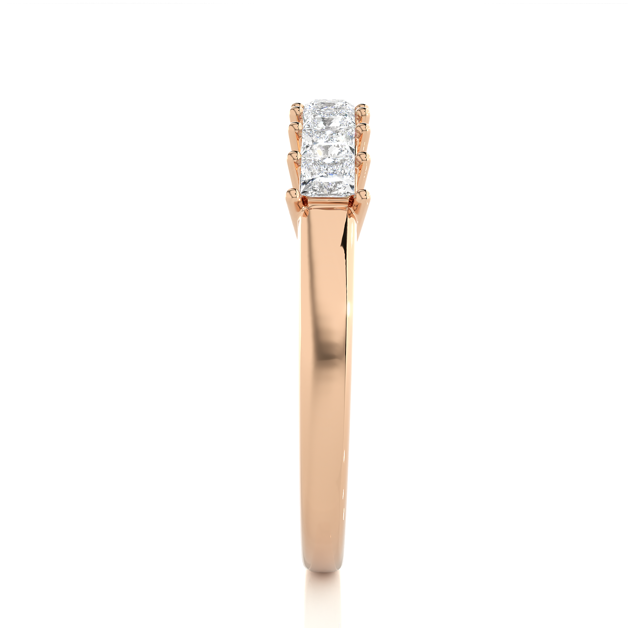 0.50 Carat IJ Color VS1 Clarity Diamond Studded Natural Diamond Ring.