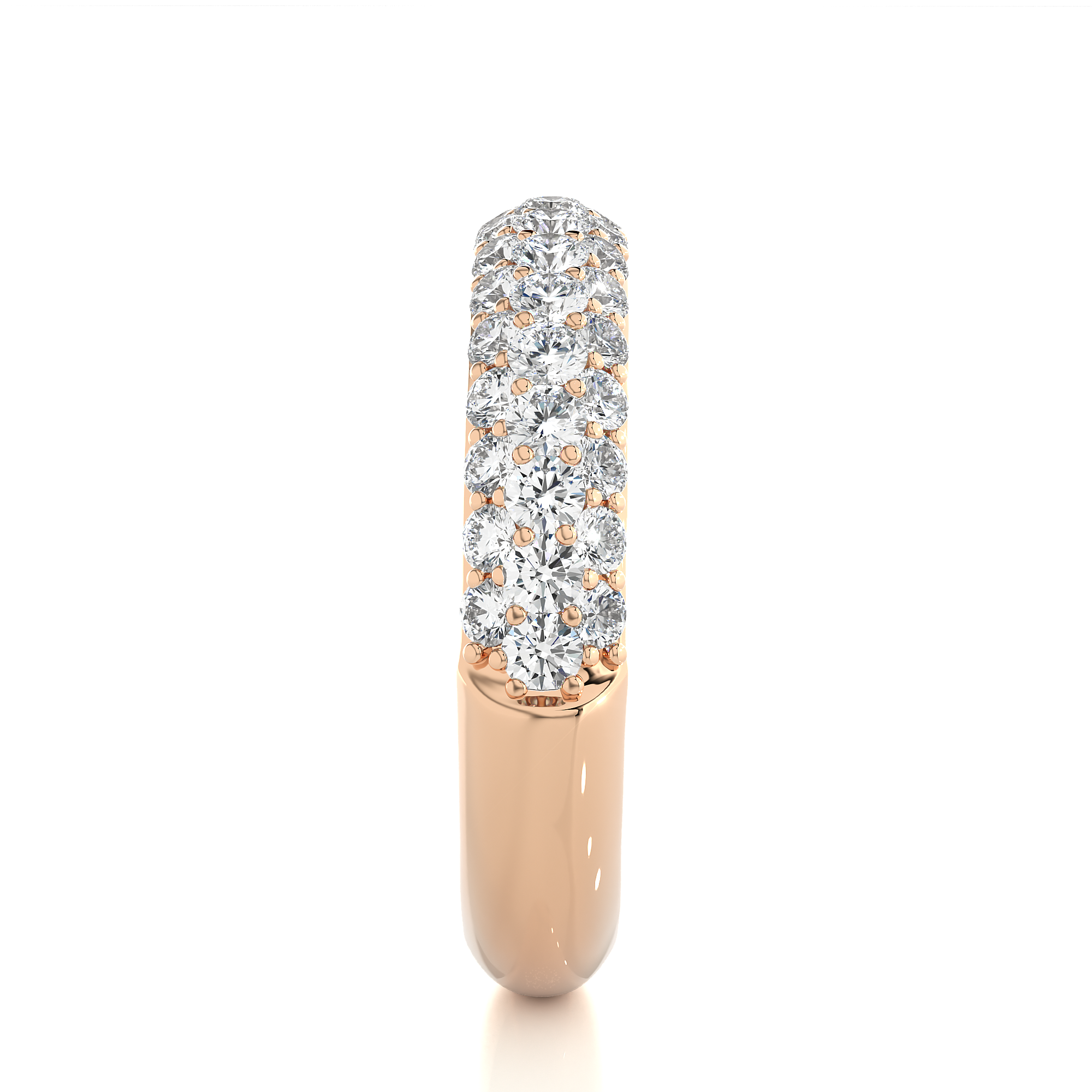 0.93 Carat HI Color VS1 Clarity Diamond Studded Natural Diamond Ring.