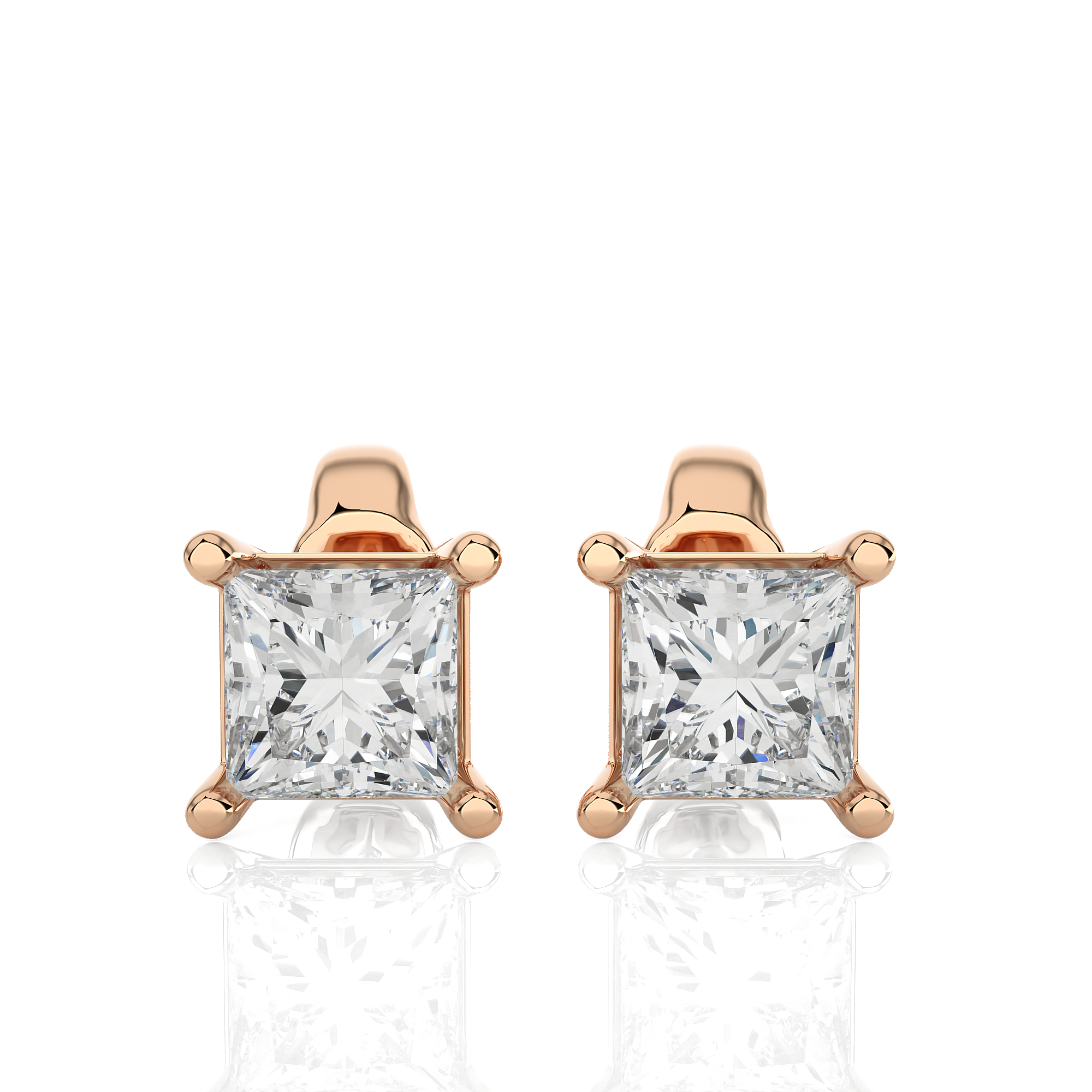 Buy 1Ct Natural Diamond Stud Earrings | Solitairekart