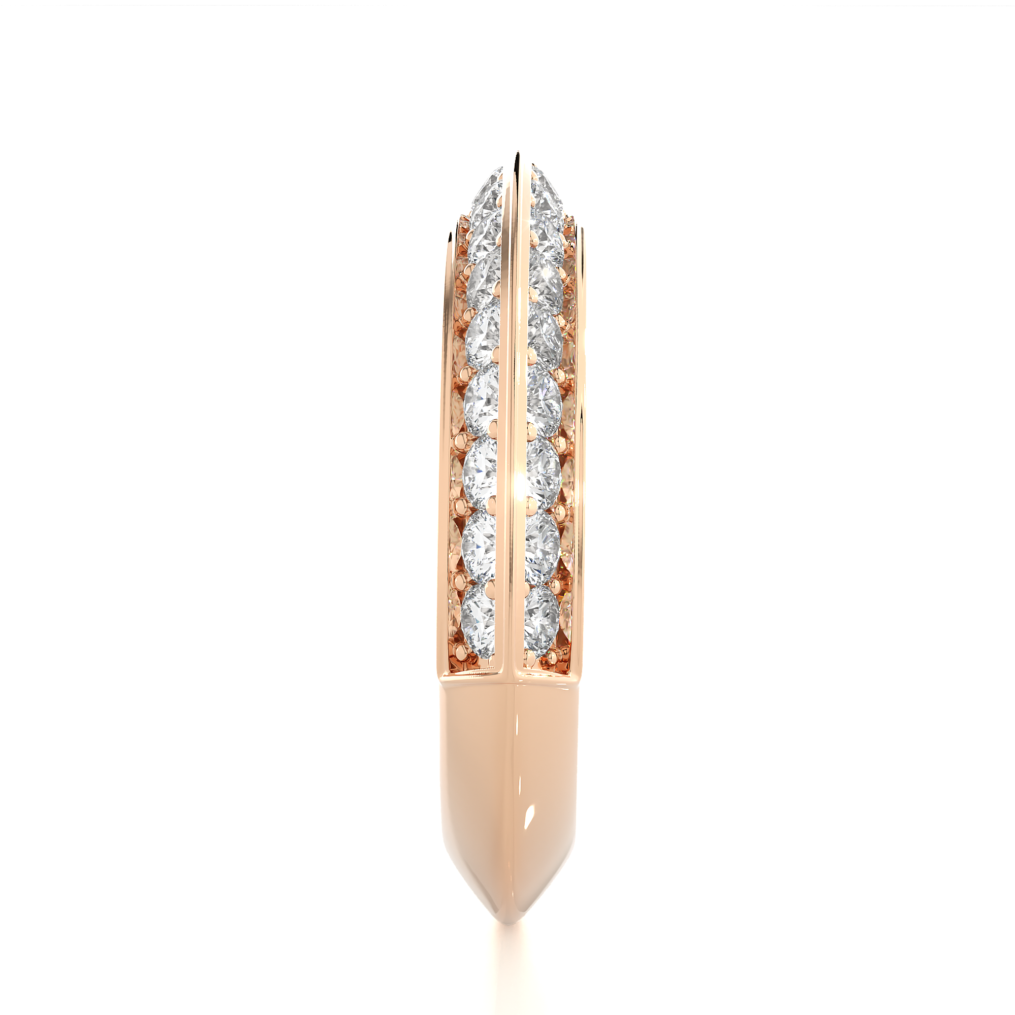 1.02 Carat H Color VS1 Clarity Diamond Studded Natural Diamond Ring.