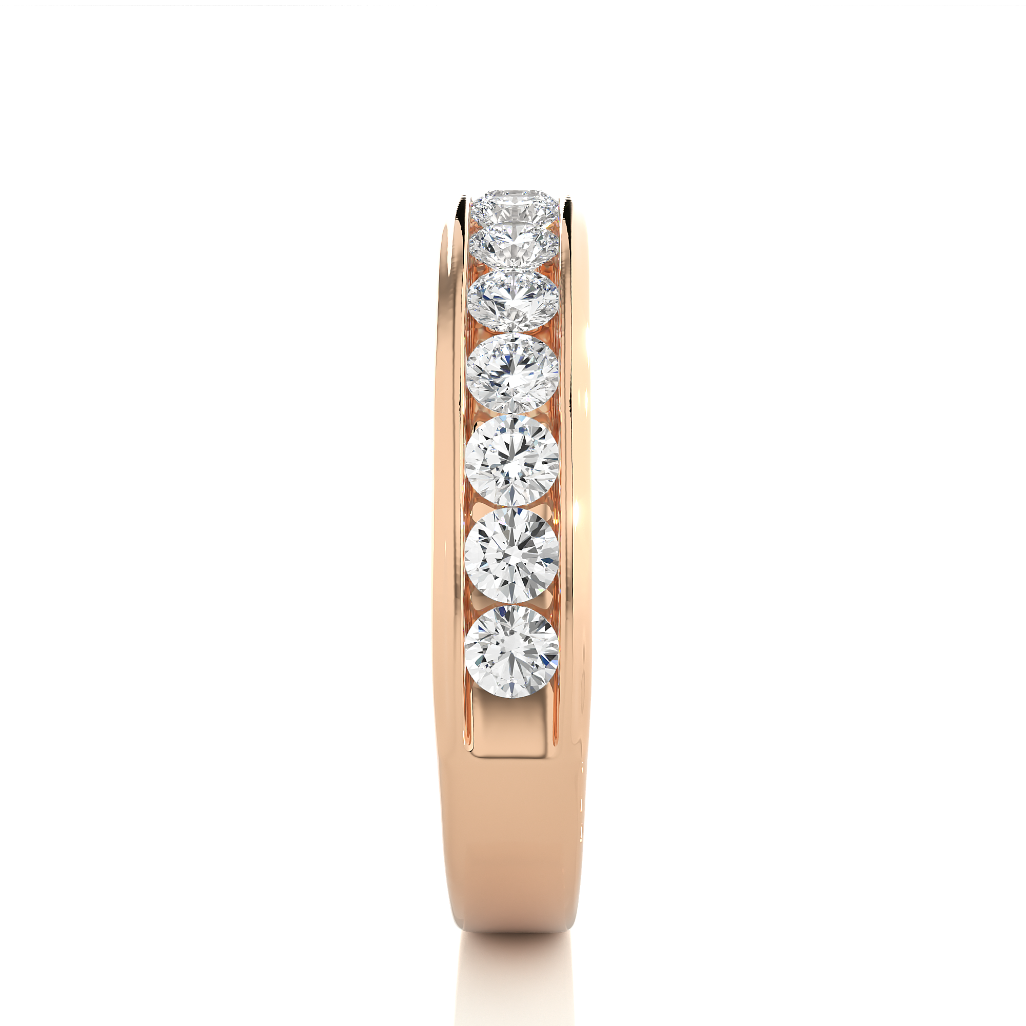 0.92 Carat H Color VS1 Clarity Diamond Studded Natural Diamond Ring.