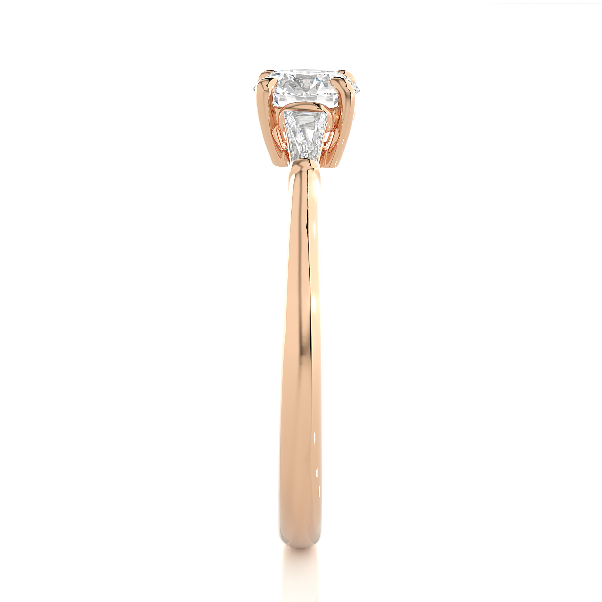 0.93 Carat G Color VS1 Clarity Diamond Studded Natural Diamond Ring.