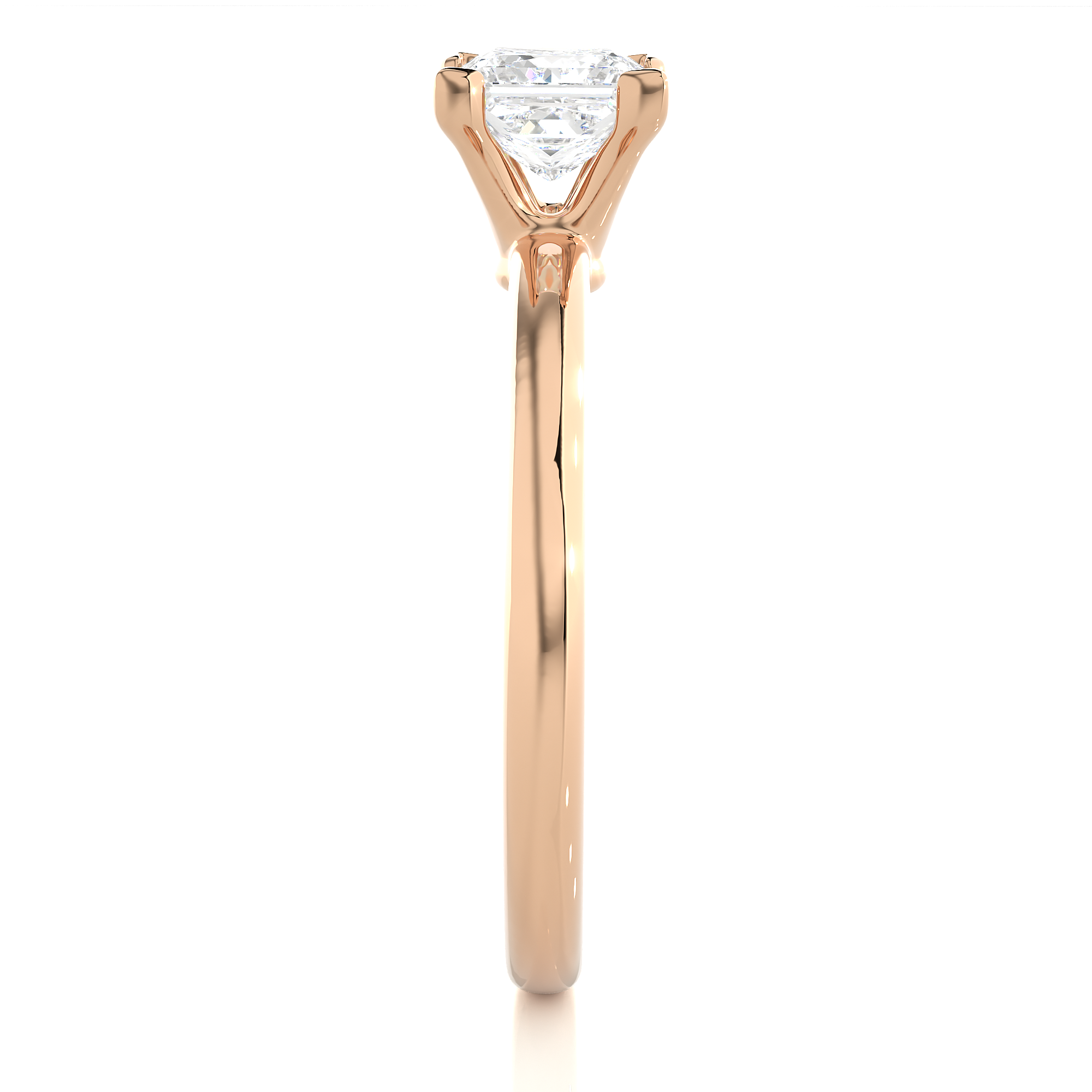 0.78 Carat H Color VS1 Clarity Diamond Studded Natural Diamond Ring.