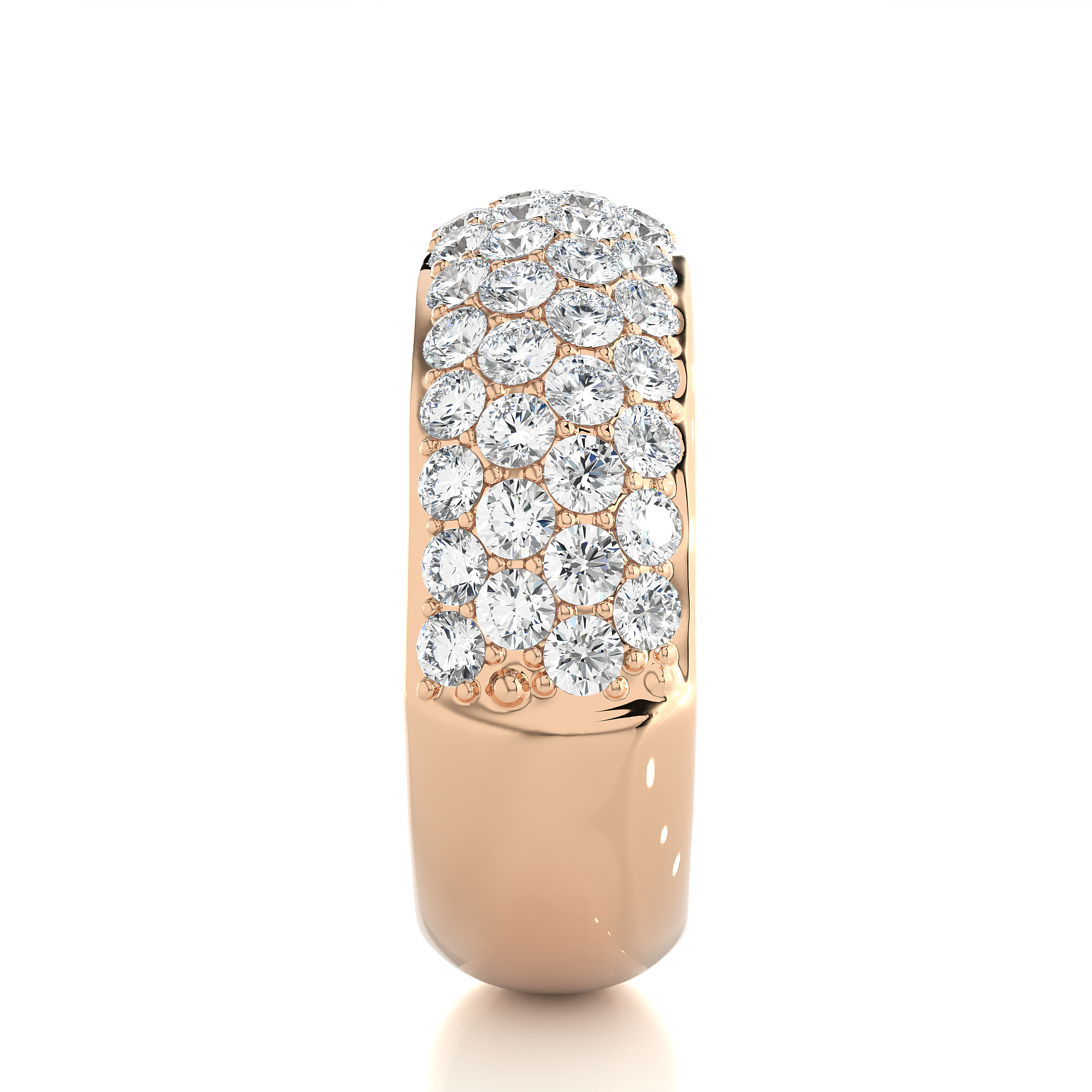 1.87 Carat H Color VS1 Clarity Diamond Studded Natural Diamond Ring.