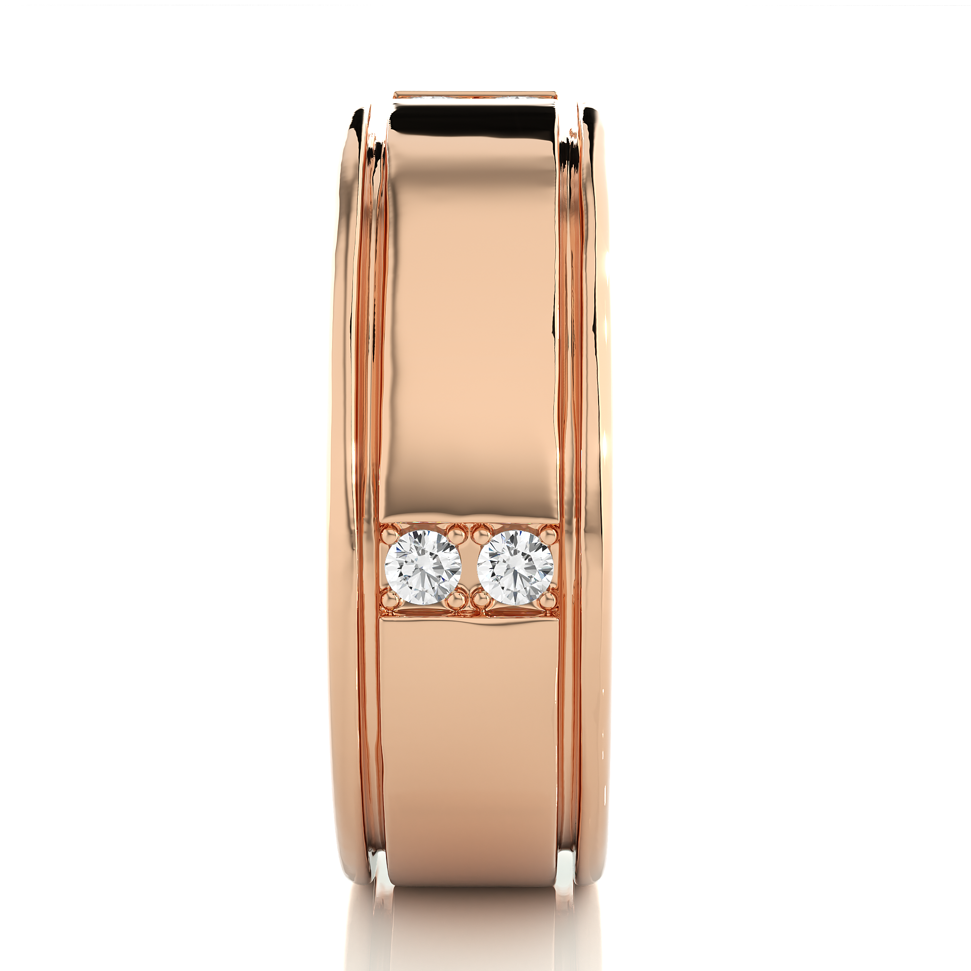 0.28 Carat IJ Color VS1 Clarity Diamond Studded Natural Diamond Ring.