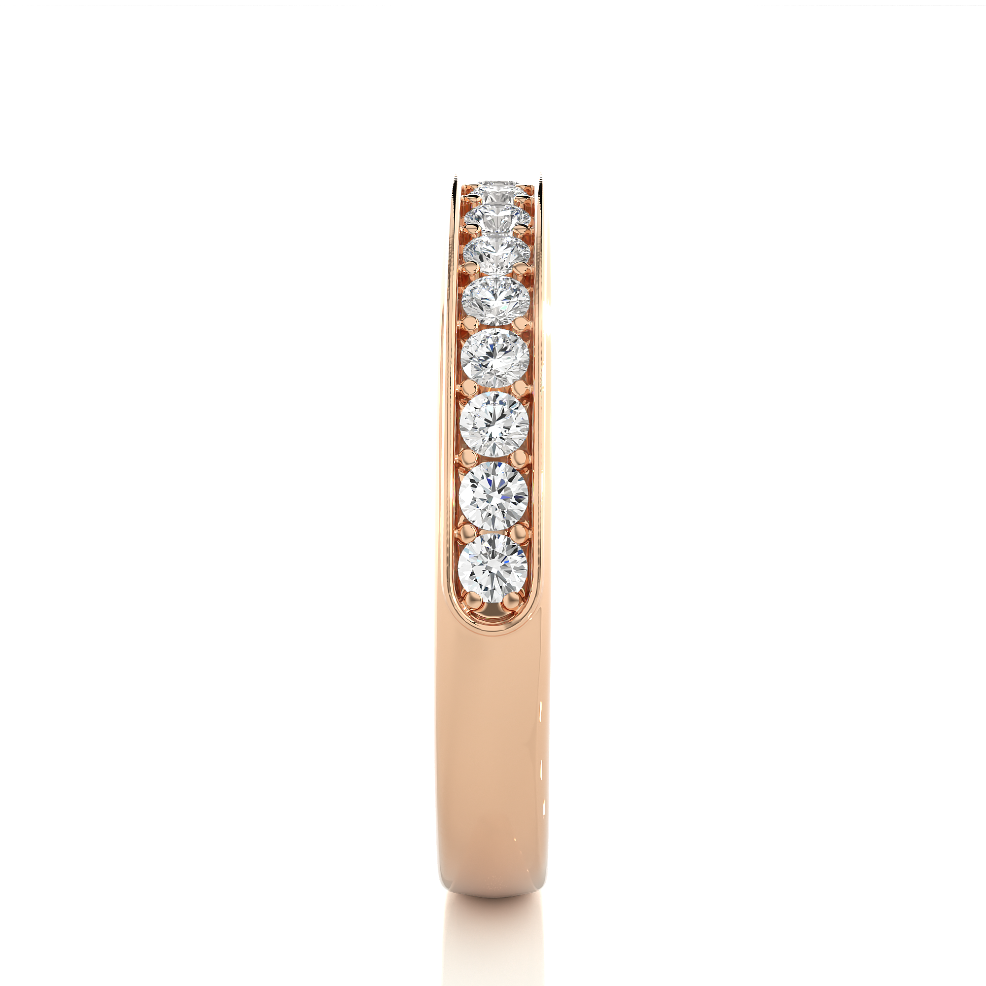 0.41 Carat HI Color VS1 Clarity Diamond Studded Natural Diamond Ring.