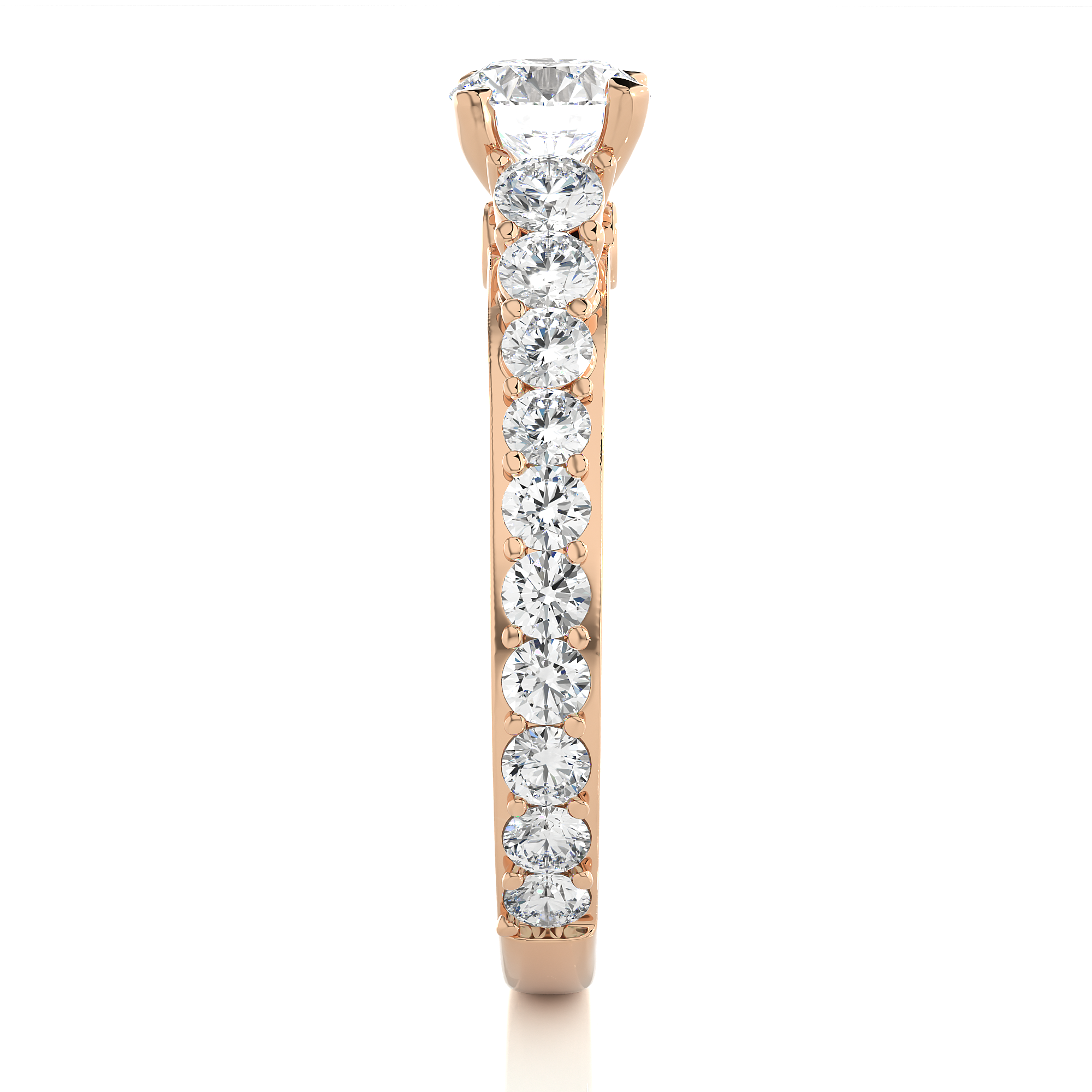 1.79 Carat H Color VS1 Clarity Diamond Studded Natural Diamond Ring.